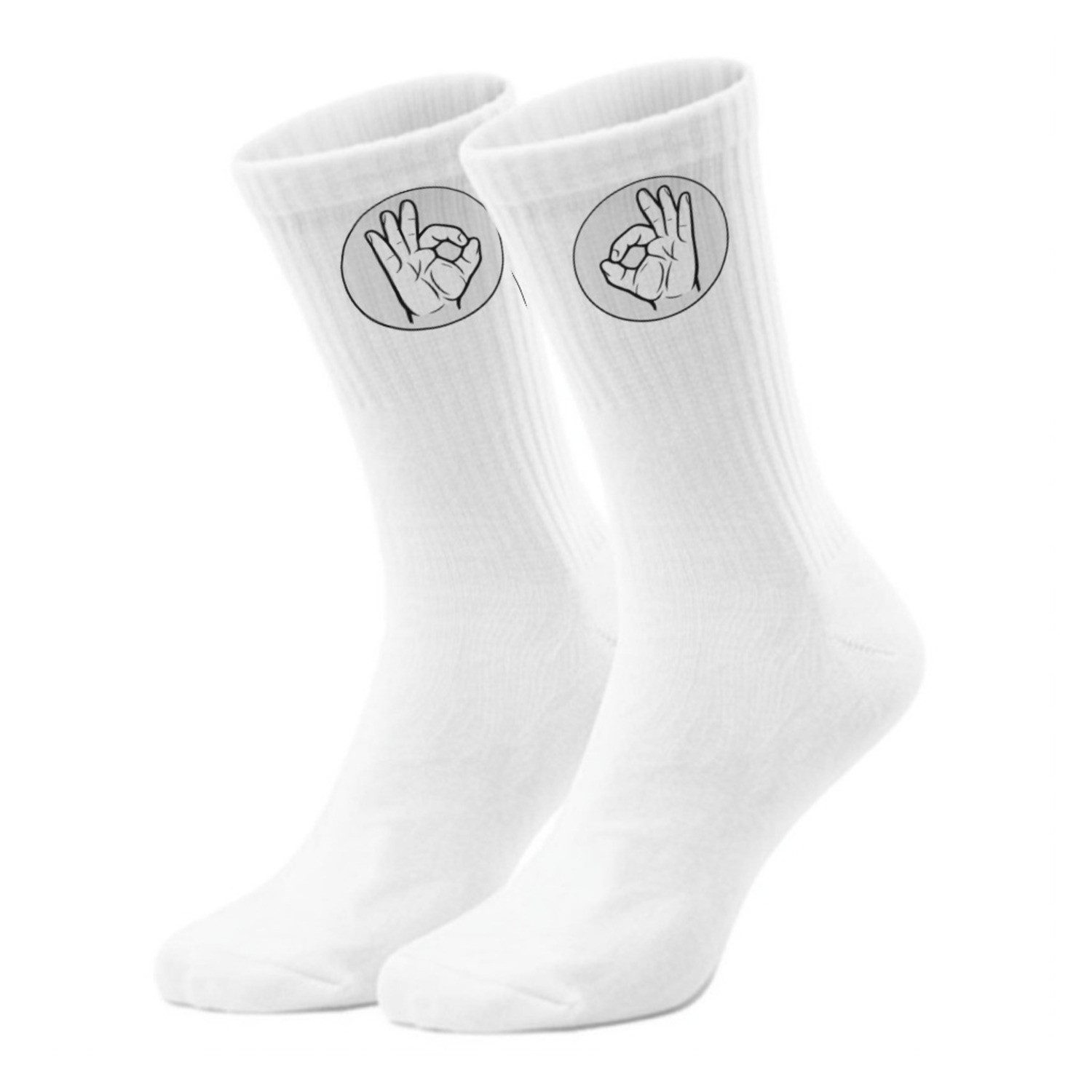 Freizeitsocken epicsocks Handzeichen Alles Okay Socken in 42-46 im Paar