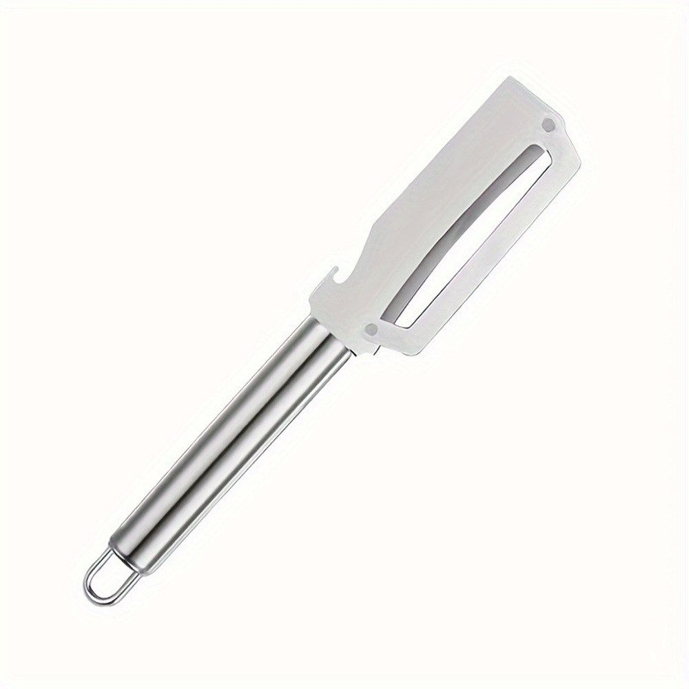 MORRENT Kartoffelschäler Sparschäler Edelstahl 2-in-1 mit Flaschenöffner, Ultrascharfe Edelstahlklinge