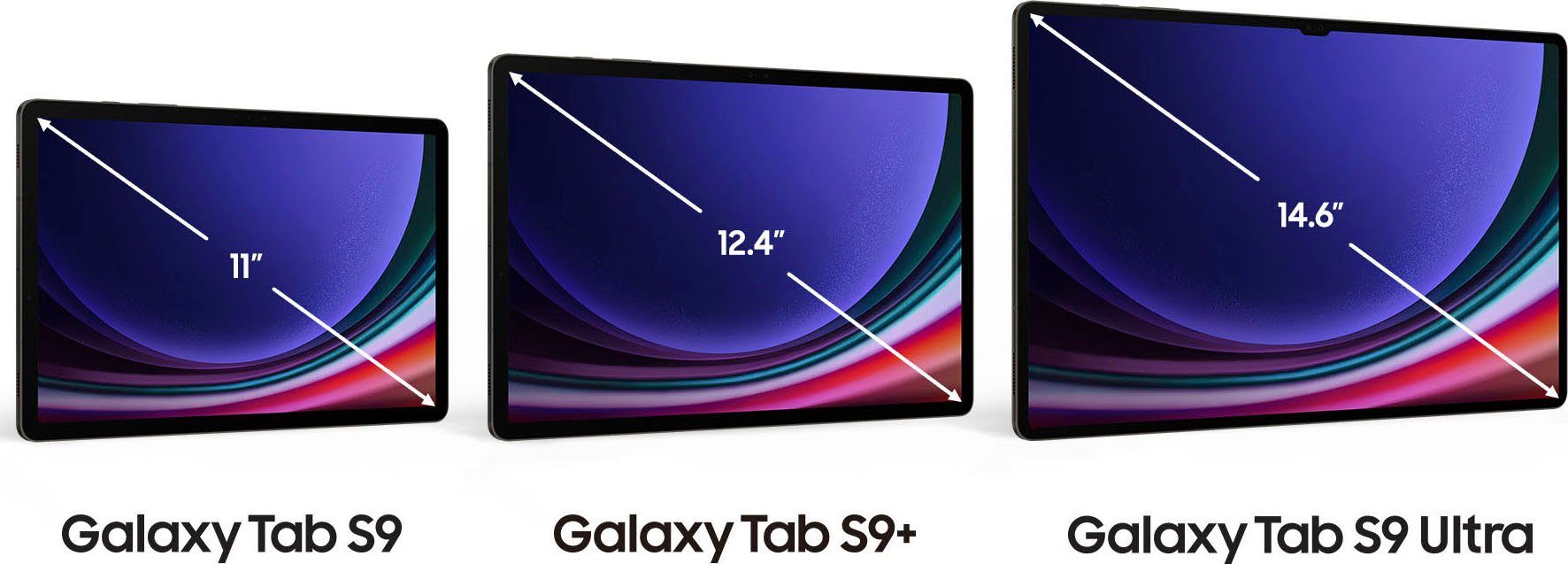 Tablet Graphite Tab Android) Samsung WiFi S9+ 256 Galaxy (12,4", GB,