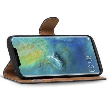 CoolGadget Handyhülle Book Case Handy Tasche für Huawei Mate 20 Pro 6,4 Zoll, Hülle Klapphülle Flip Cover für Mate 20 Pro Schutzhülle stoßfest