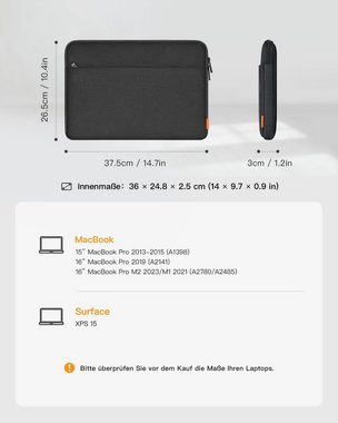 Inateck Laptop-Hülle Laptoptasche für 16 Zoll MacBook Pro 2023 M3, XPS 15