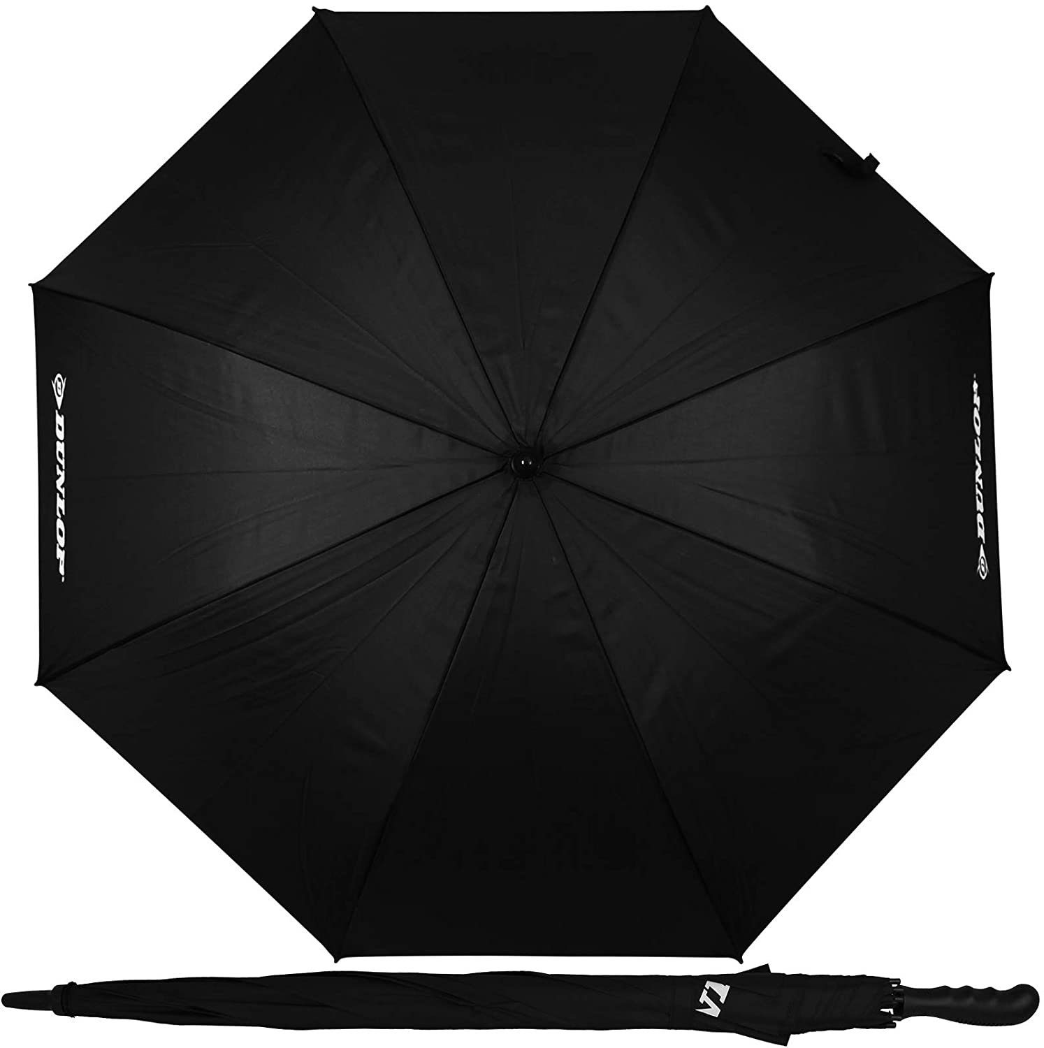 Dokado Partnerschirm XXL Paar Regenschirm Partnerschirm Personen mit Stockschirm 2 für Doppelregenschirm Dunlop Familienschirm grau 130cm Farbwahl