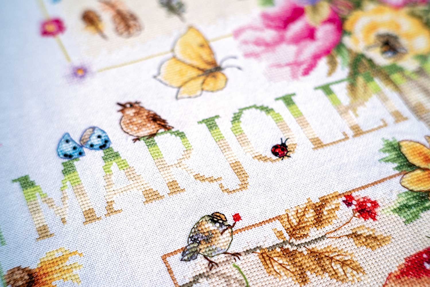 Lanarte Kreativset Lanarte Kreuzstich Set "4 Jahreszeiten Marjolein Bastin Special Editi, (embroidery kit by Marussia)