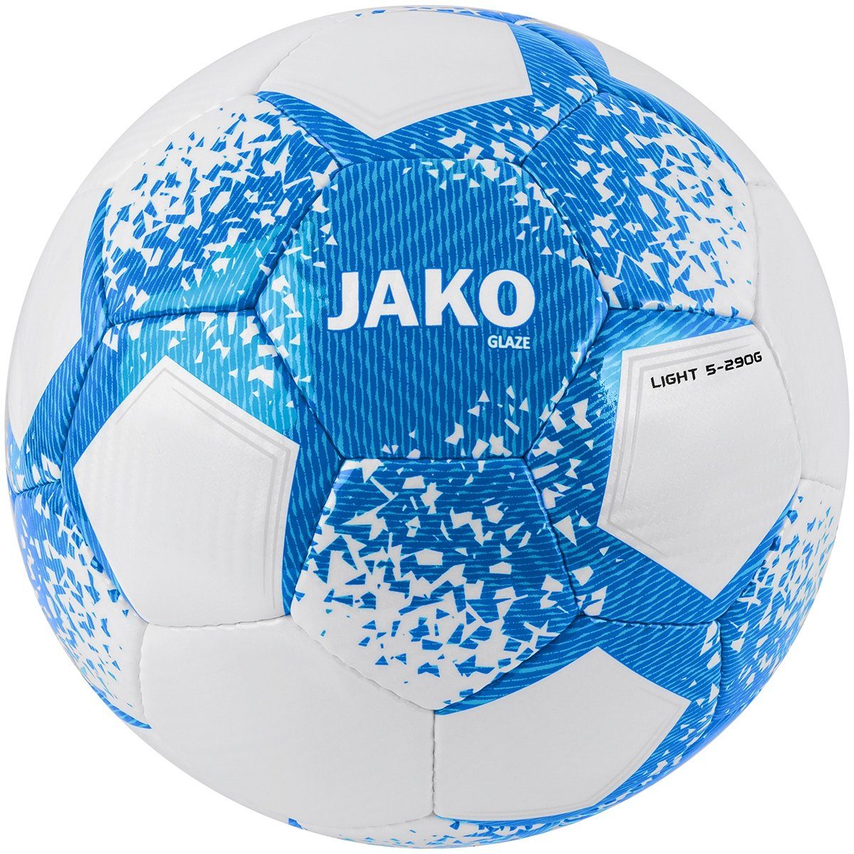 Jako Fußball weiß/JAKO blau/ lightblue-290g