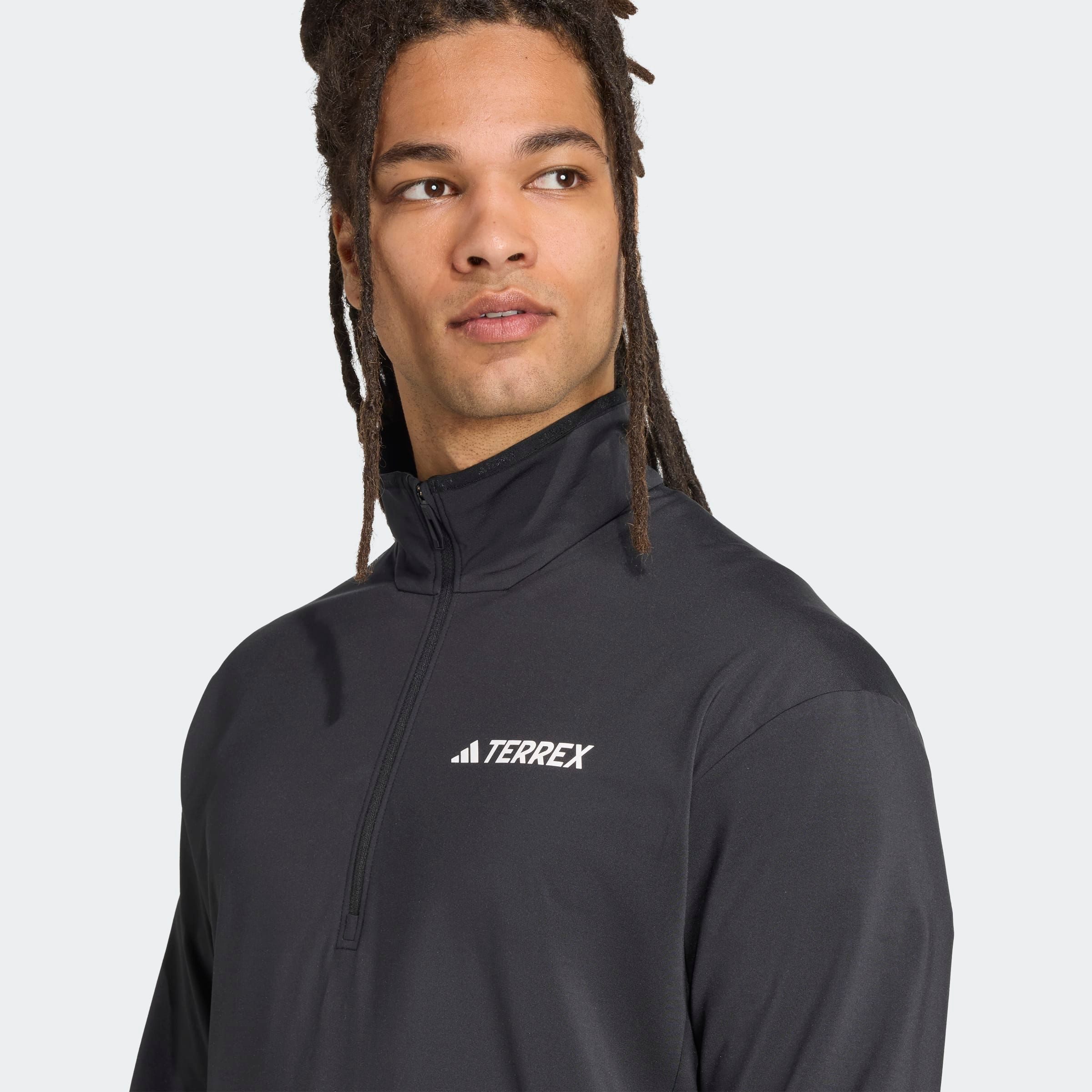 adidas TERREX Rollkragenshirt MULTI CLIMAWARM TECH MIT REISSVERSCHLUSS BIS ZUR BRUST