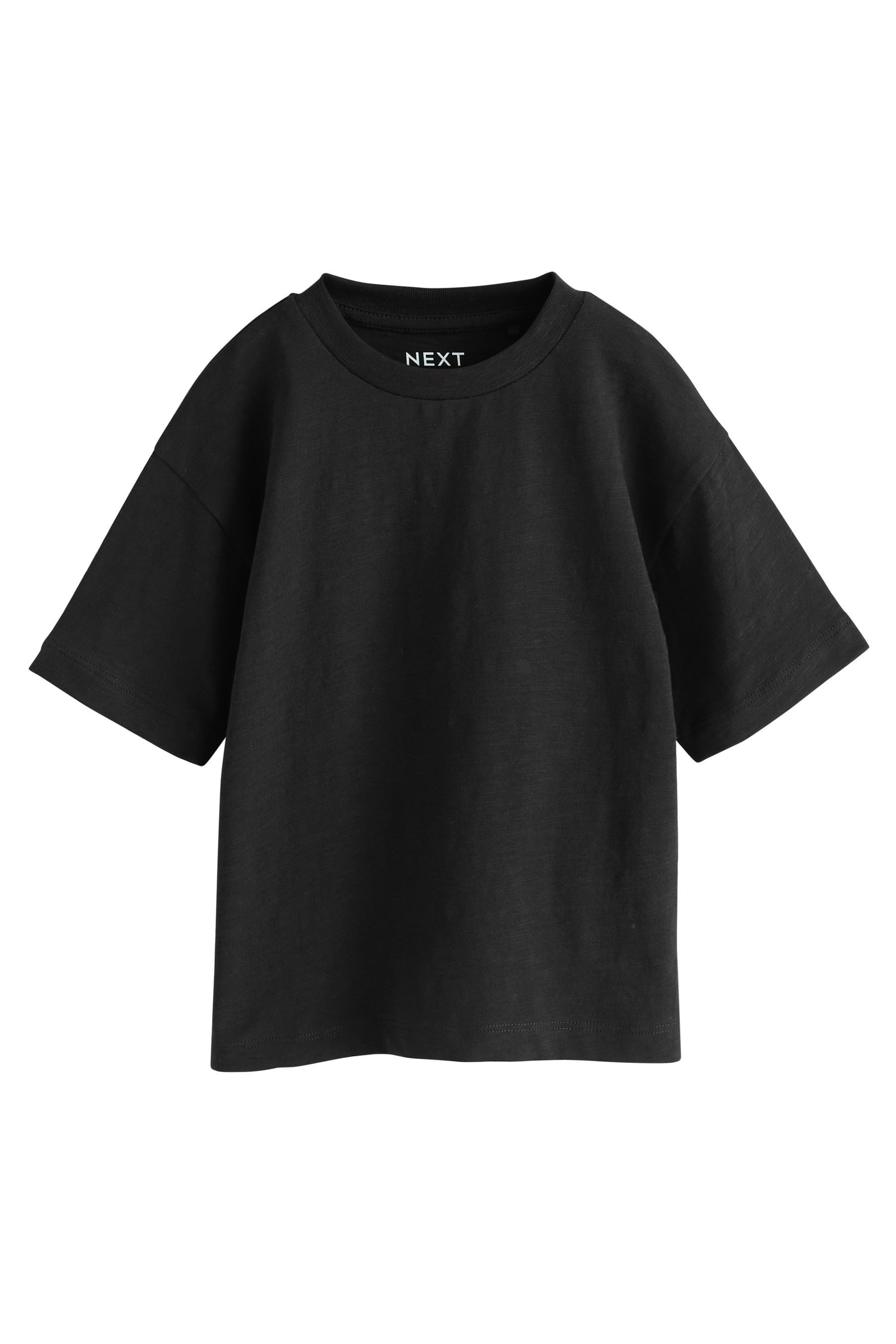 T-Shirt Kurzärmelige schlichte T-Shirts im 5er-Pack
