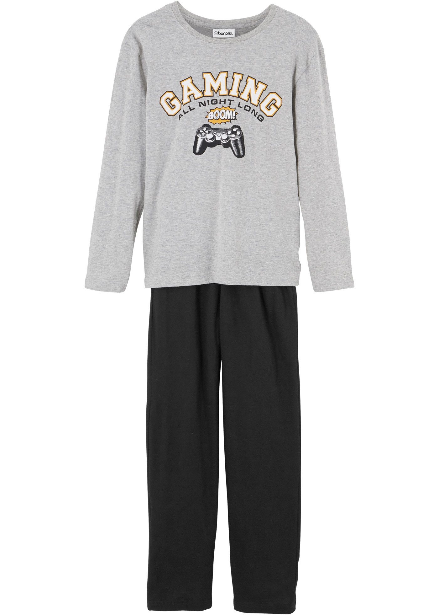 bonprix Pyjama (Set, 2 tlg) mit großem Frontmotiv