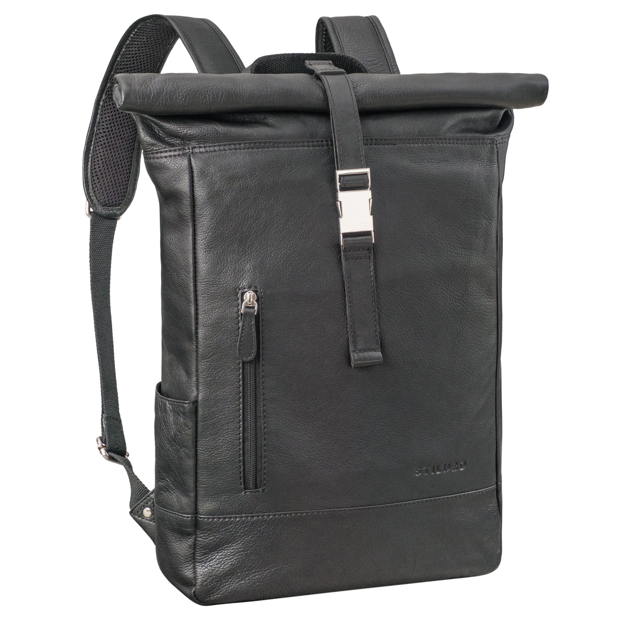 Notebookrucksack "Harriet" Rolltop Rucksack mit Laptop-Fach 15.6 - 17 Zoll Damen Herren