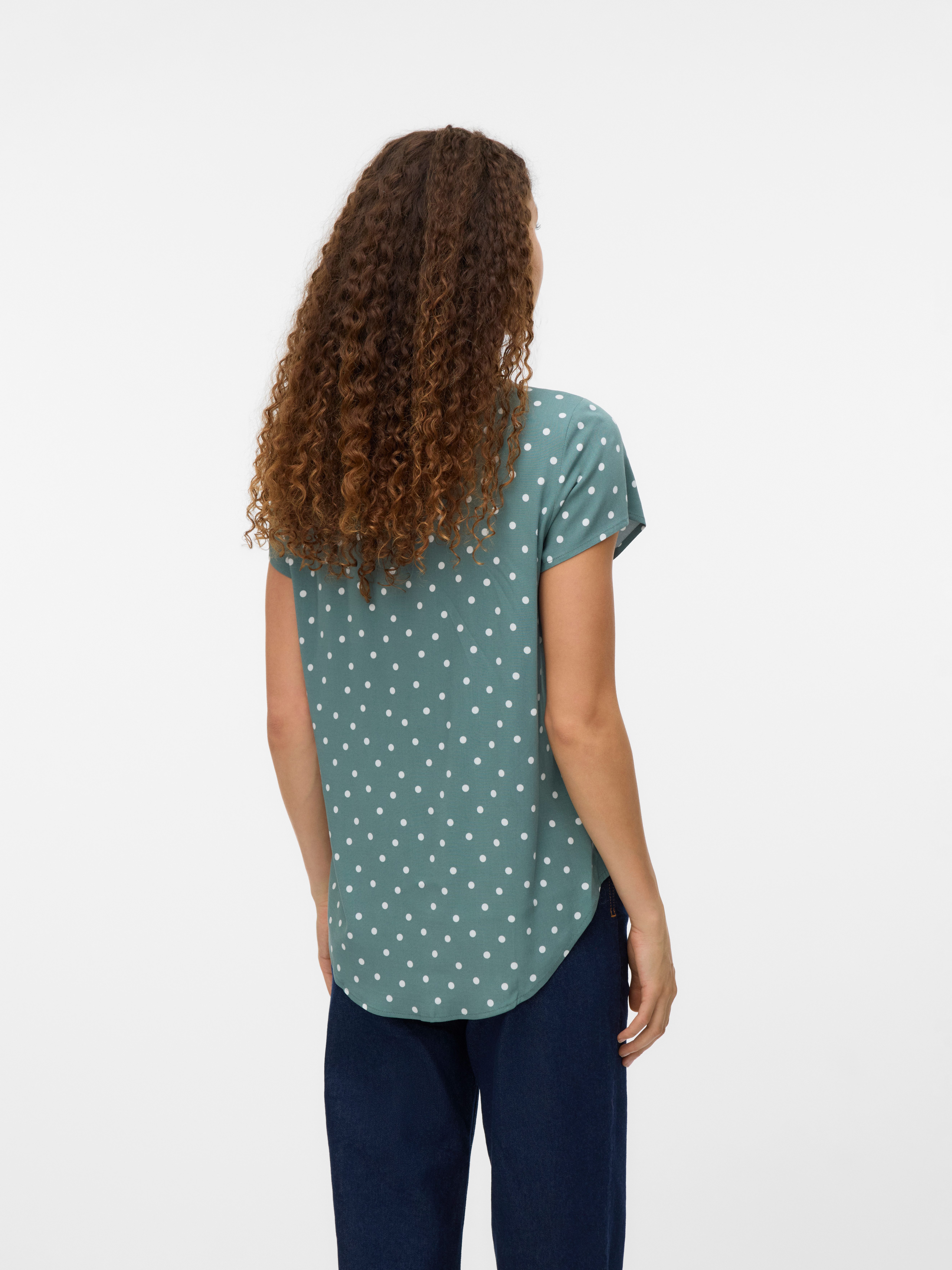 Vero Moda Shirtbluse VMBELLA SS TOP AOP WVN GA günstig online kaufen