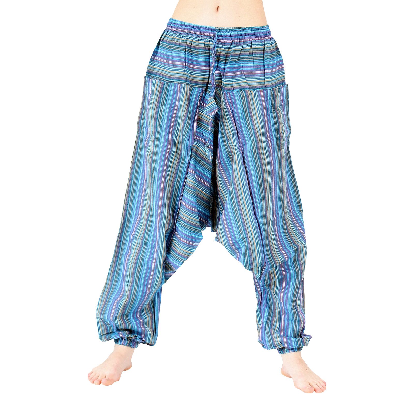 BUDDHA arts&more Haremshose Gestreifte Haremshose aus günstig online kaufen