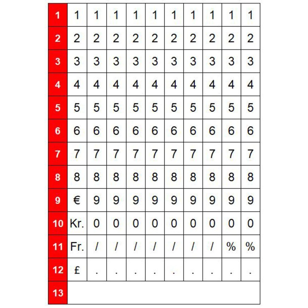 METO Etikett METO Preisauszeichnungsgerät Classic S Anzahl Druckzeilen: 1 Grau