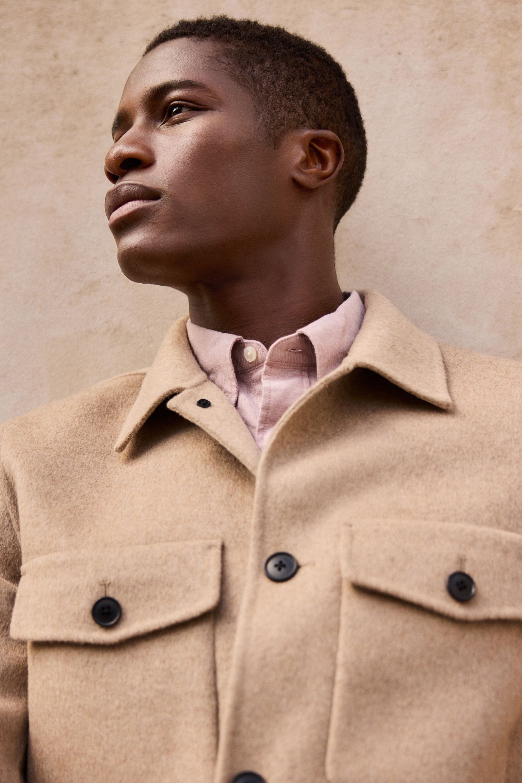 Next Hemdjacke Weiche, hochwertige Hemdjacke mit hohem Wollanteil (1-St)