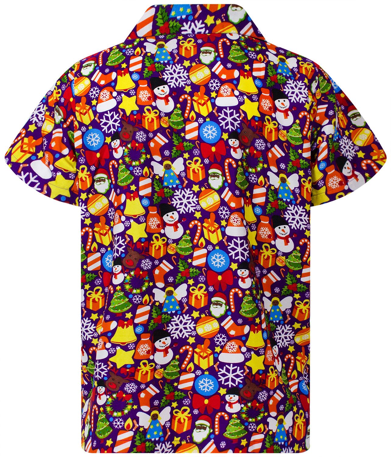 King Kameha Hawaiihemd Christmas Allover Funky Hawaii-Hemd Kurzarm Front-Ta günstig online kaufen