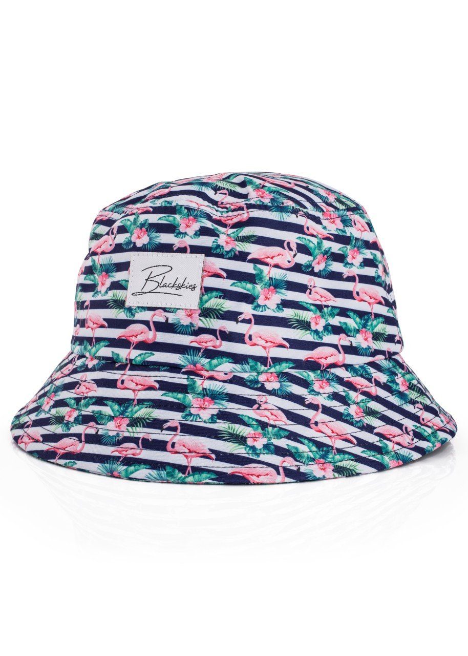Tropical Hat Blackskies Flamingo Sonnenhut Bucket