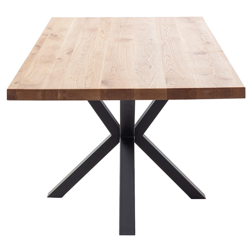 Lomadox Esstisch DEWEY-06, 160x90 cm, Wildeiche günstig online kaufen