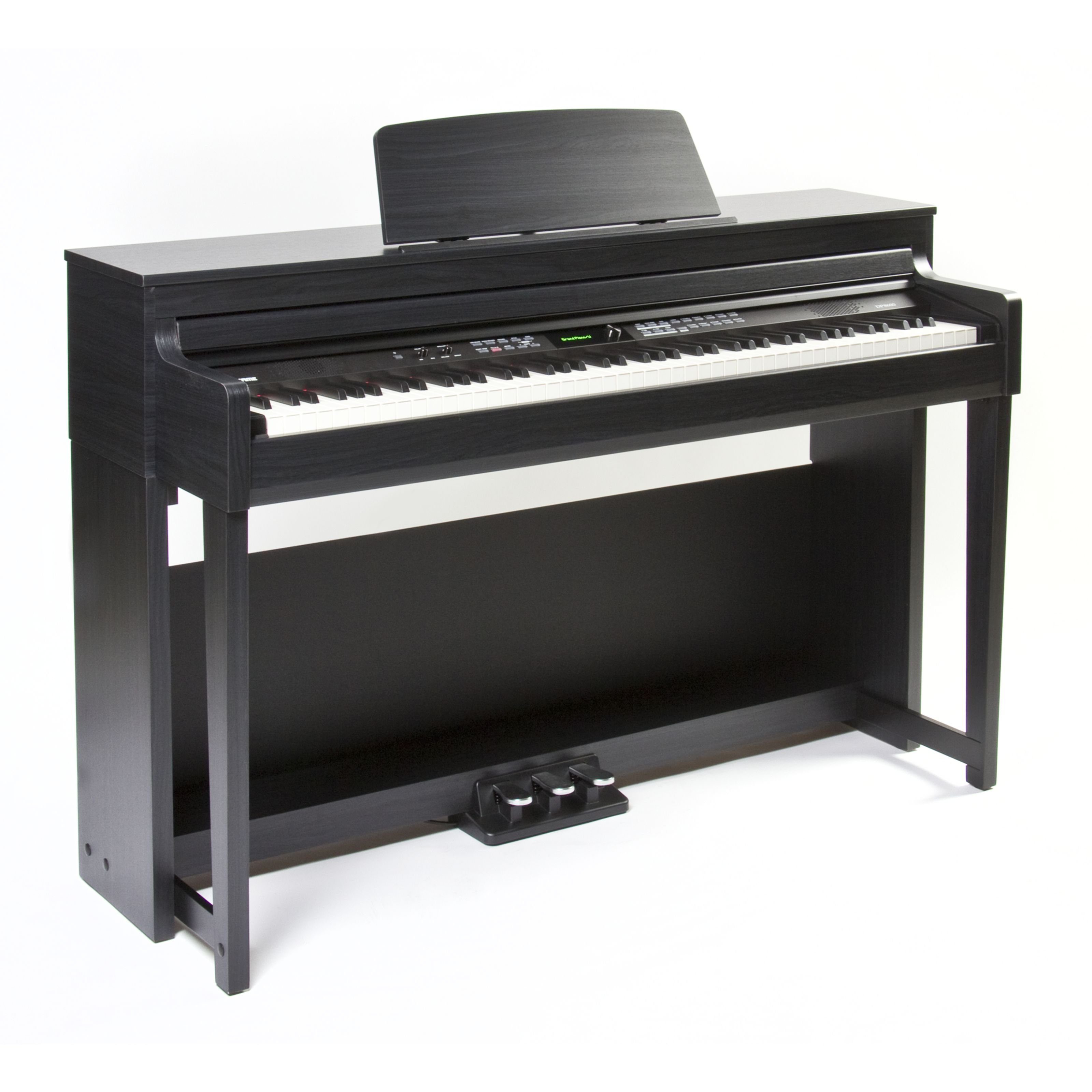 FAME Digitalpiano (DP-8600 BT Digitalpiano - 88 Tasten mit Hammermechanik, 181 Sounds, USB, Bluetooth, Schwarz Matt, Integrierter Effektprozessor, Aufnahmefunktion), Digitalpiano, Hammermechanik, Bluetooth