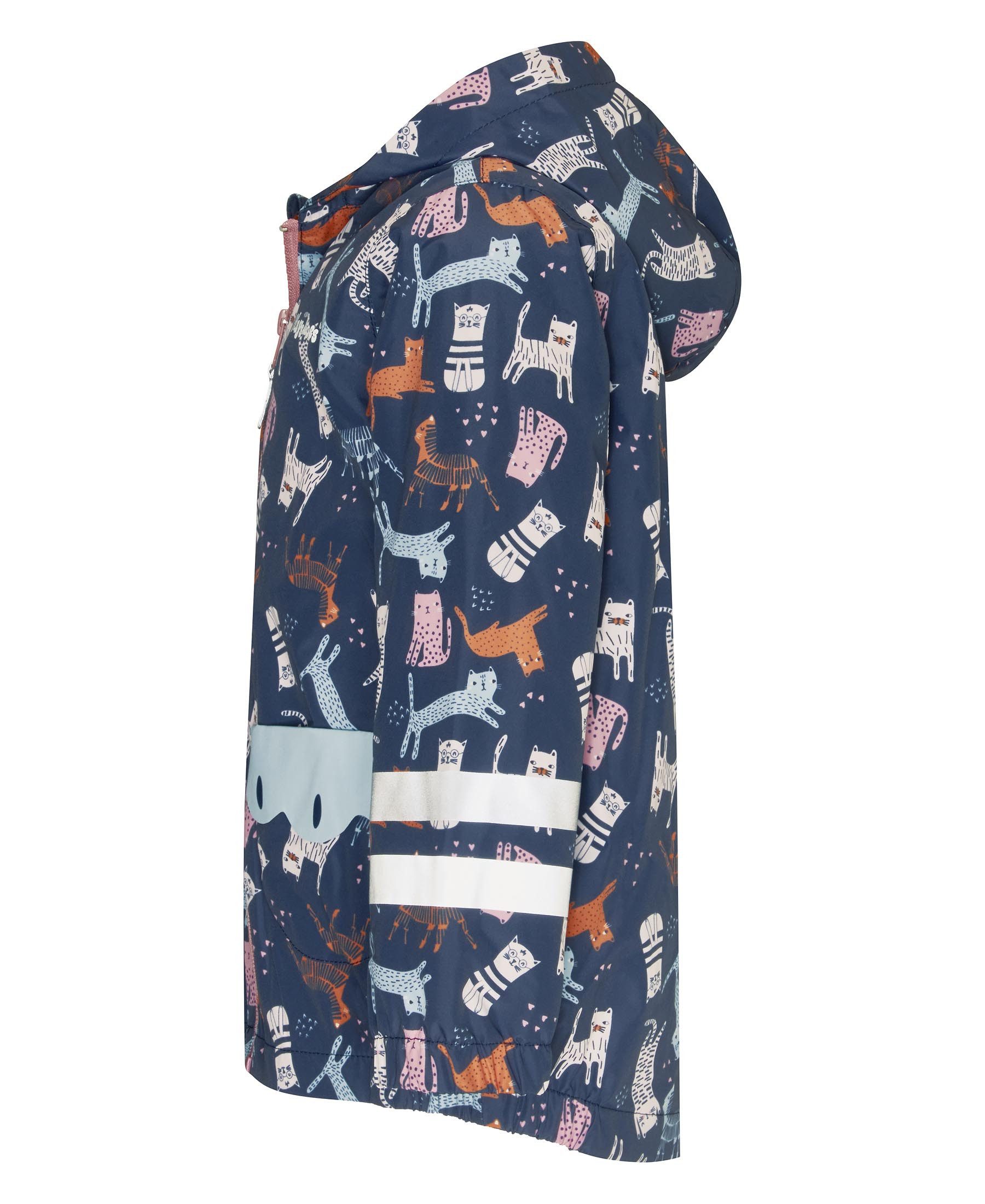 Playshoes Regenjacke Outdoor-Jacke Katzen allover