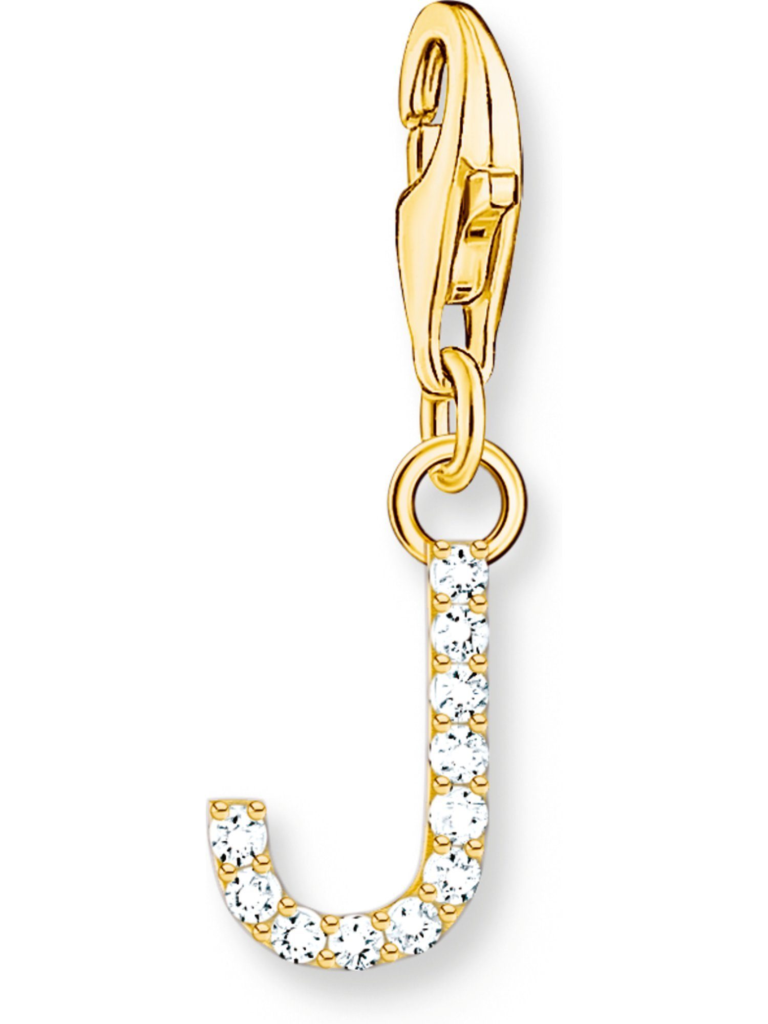 Kettenanhänger Thomas Sabo Damen-Charm 925er Silber Zirkonia