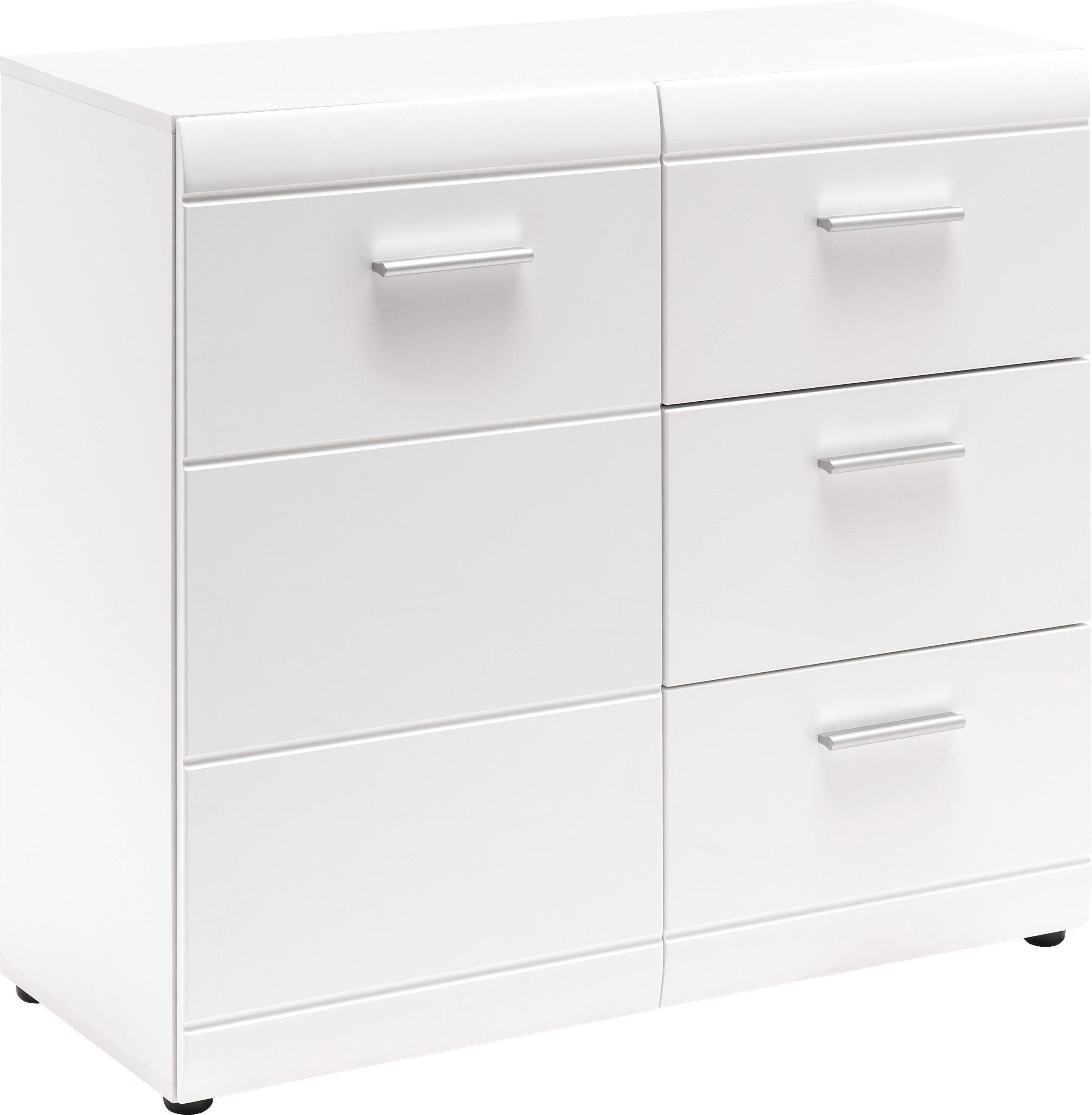 GERMANIA Kommode Adana, Breite 96 cm, verstellbare Böden, Hochglanz-Fronten, Made in Germany