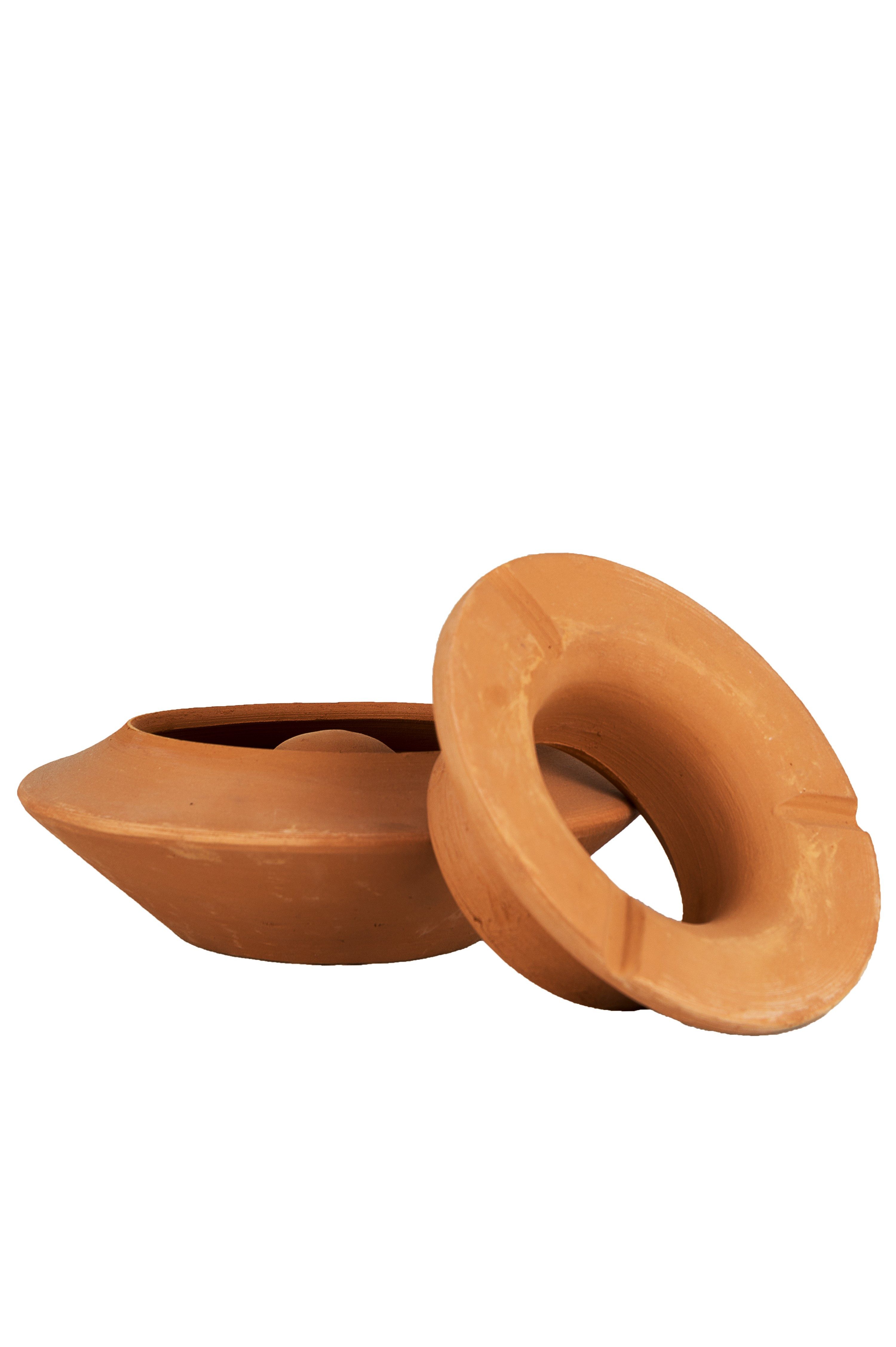 Marrakesch Orient & Mediterran Interior Aschenbecher Marokkanischer Aschenbecher Zagoura handgefertigt aus Keramik 16 cm, Handarbeit