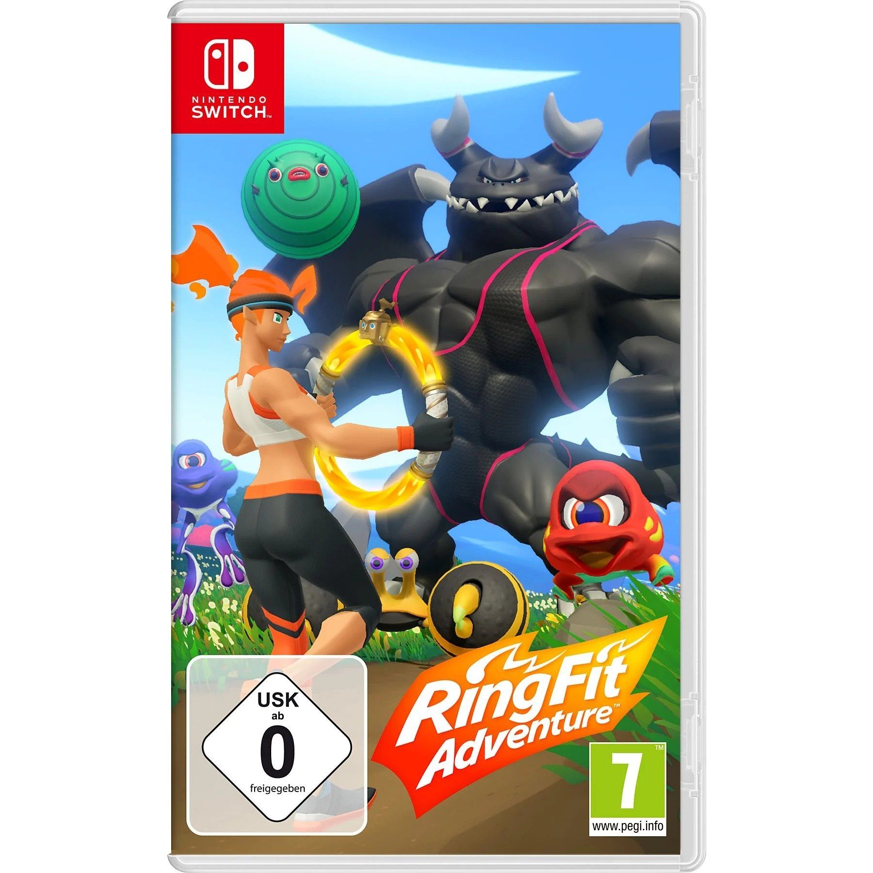 Nintendo Switch Ring Fit inkl. & Switch-Controller Spiel. Adventure Ring-Con Beingurt