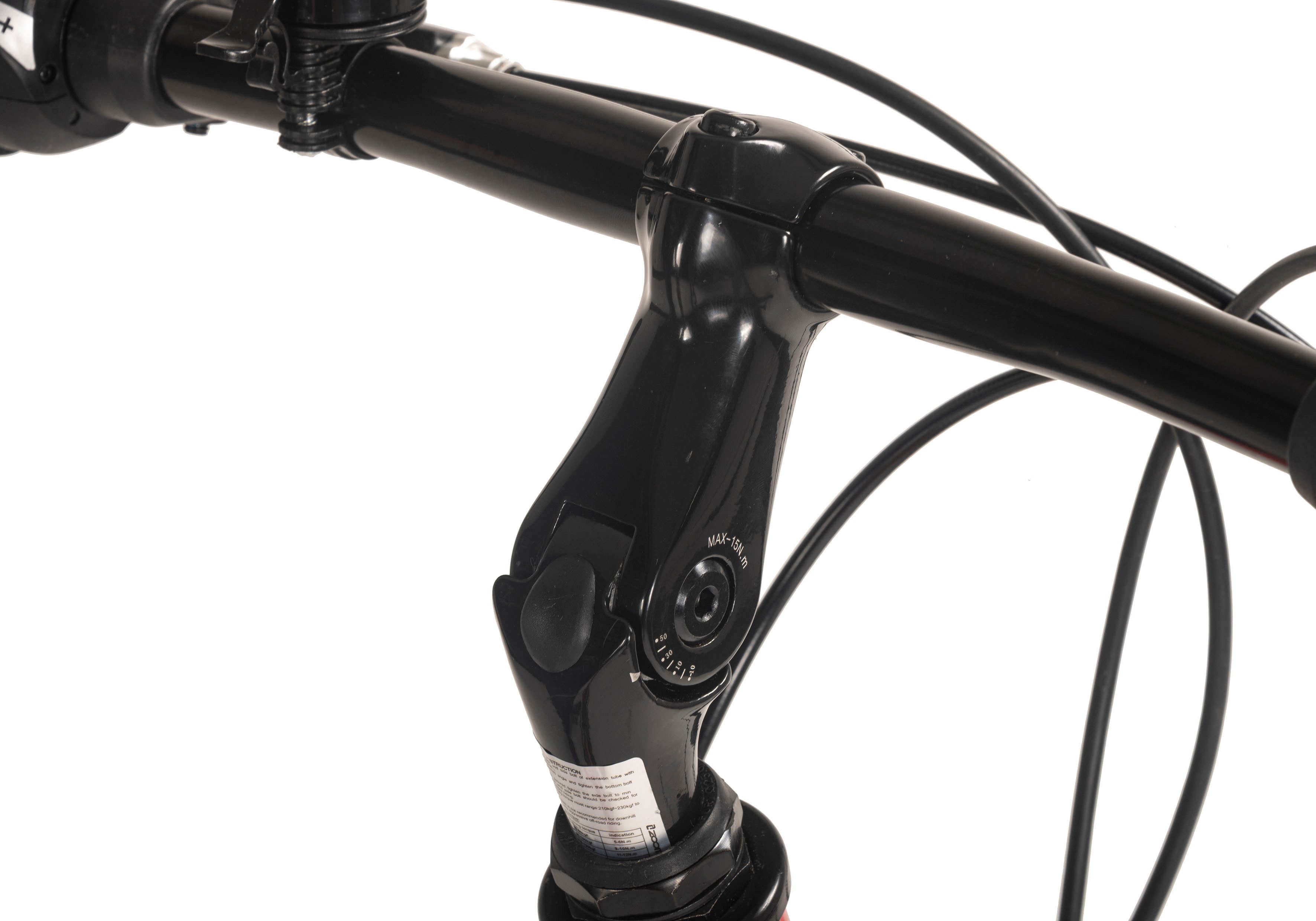 Dacapo Metropolis Trekking Bike for Women, 28" Red, 21 Gears, Frame Size 48 cm, 21-Speed ​​Shimano Tourney Derailleur, Derailleur Gears, Flat Handlebars