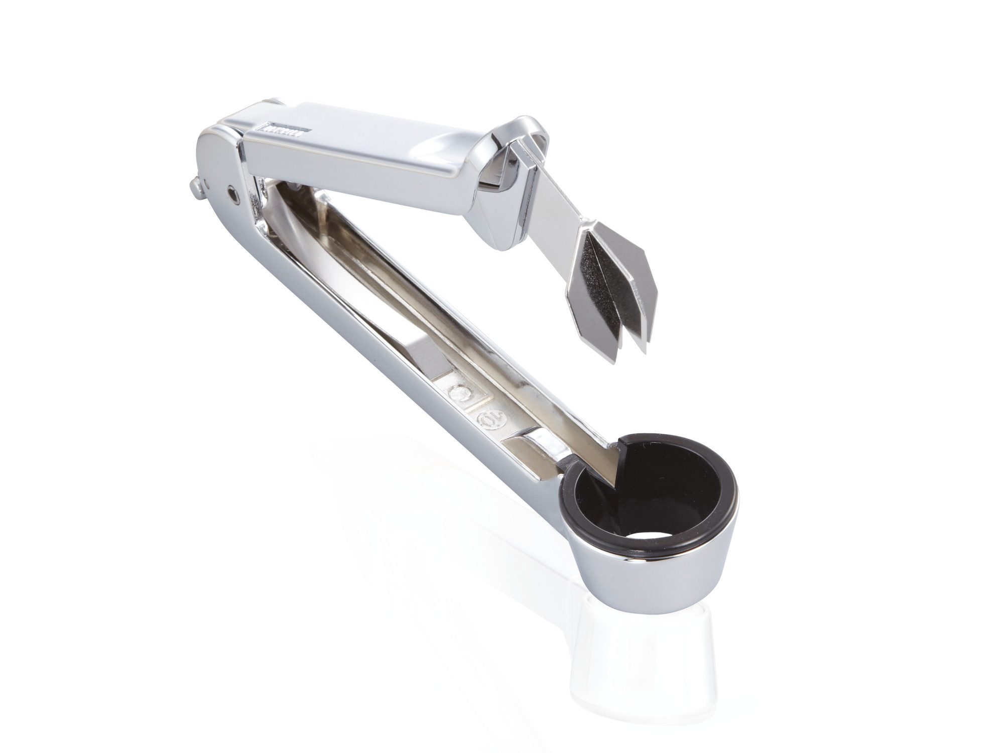 Leifheit Entkerner Pflaumenentsteiner, Metall,Kunststoff, (1-tlg), Handlich, platzsparend aufzubewahren, entsteinen und teilen