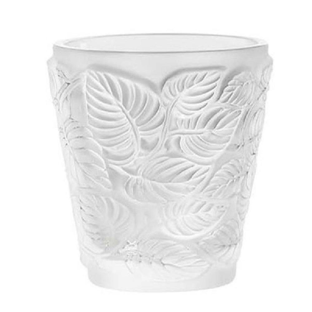 Lalique Kerzenhalter Votivkerzenhalter Teelichthalter Feuilles Klar