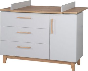 roba® Babyzimmer-Komplettset Caro, (Set, 3-St., Kinderbett, Schrank, Wickelkommode), breit; mit Kinderbett, Schrank und Wickelkommode