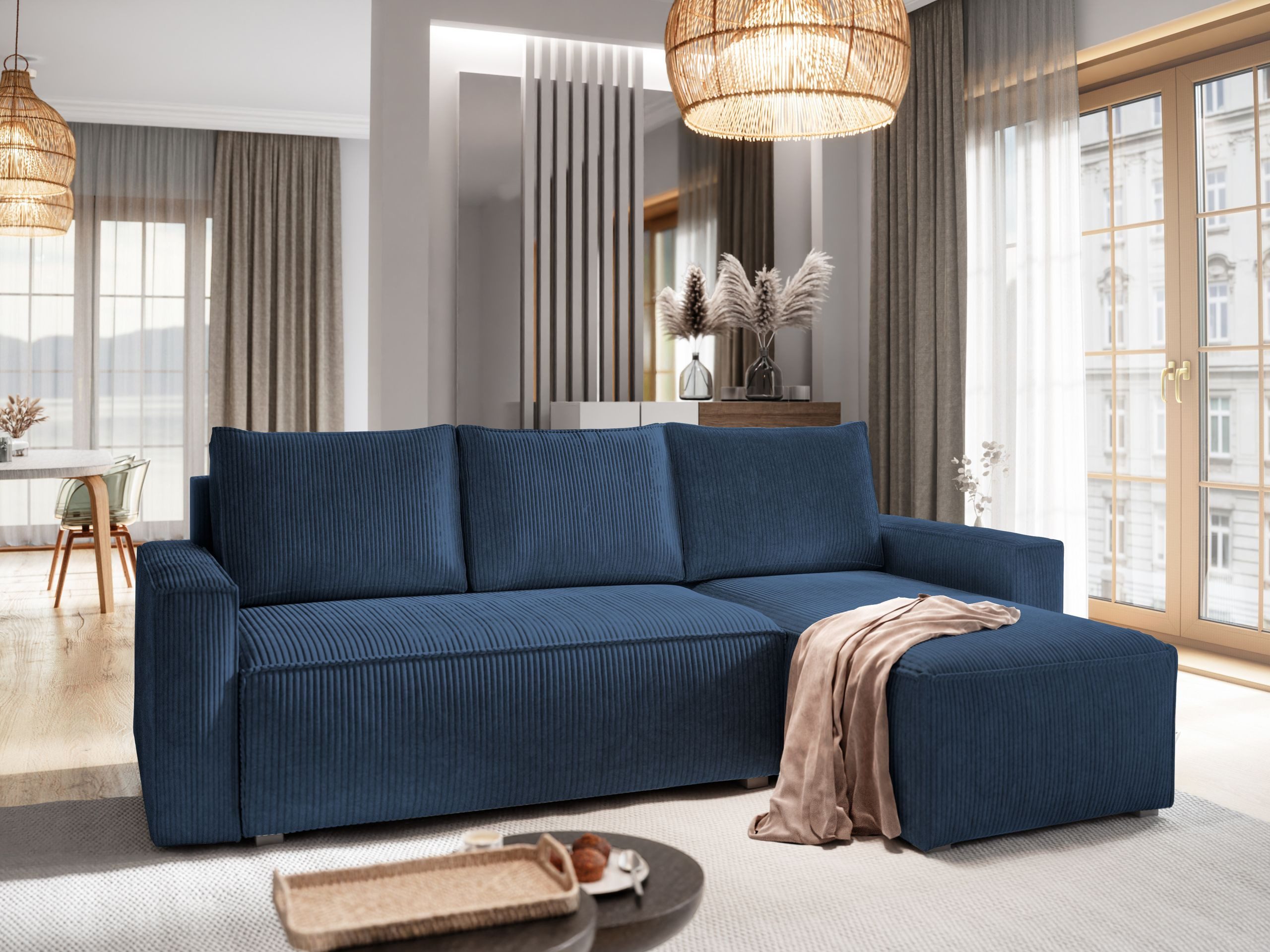 Masseno Ecksofa POTARO mit Schlaffunktion L-Form, günstig online kaufen
