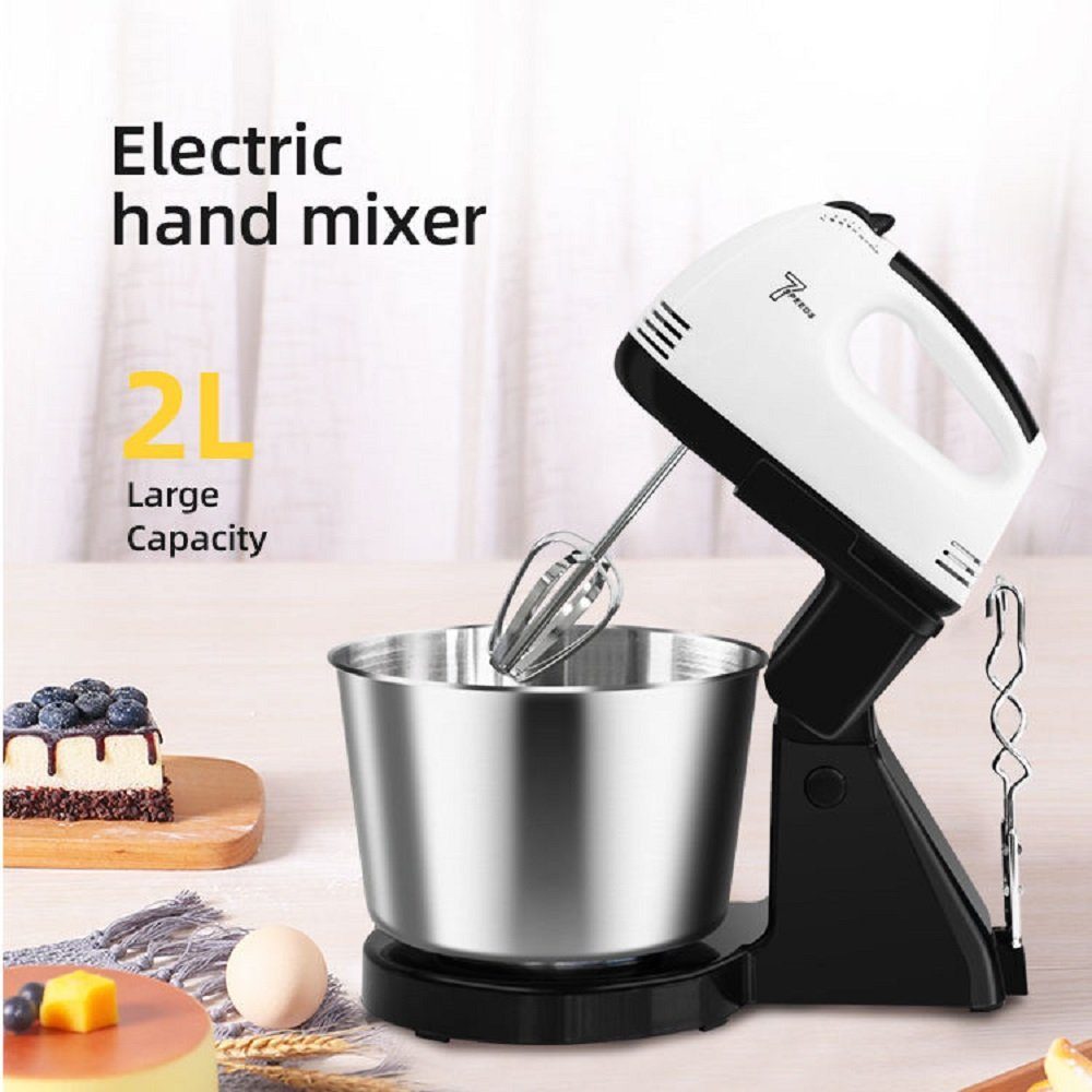 Cheffinger Standmixer Handrührgerät mit Schüssel Stand-Rührer 2 L Cheffinger CF-MXTB2, Blender