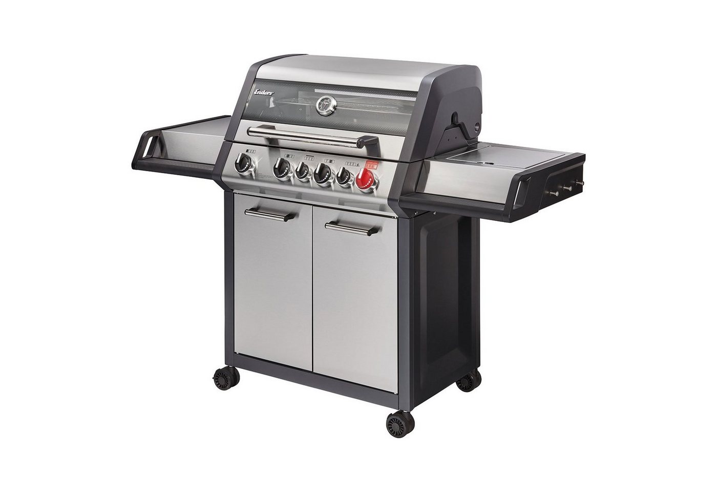 Enders® Gasgrill Monroe Pro 4 SIK Turbo Gas Grill - Gasgrill 4 Brenner Edelstahl