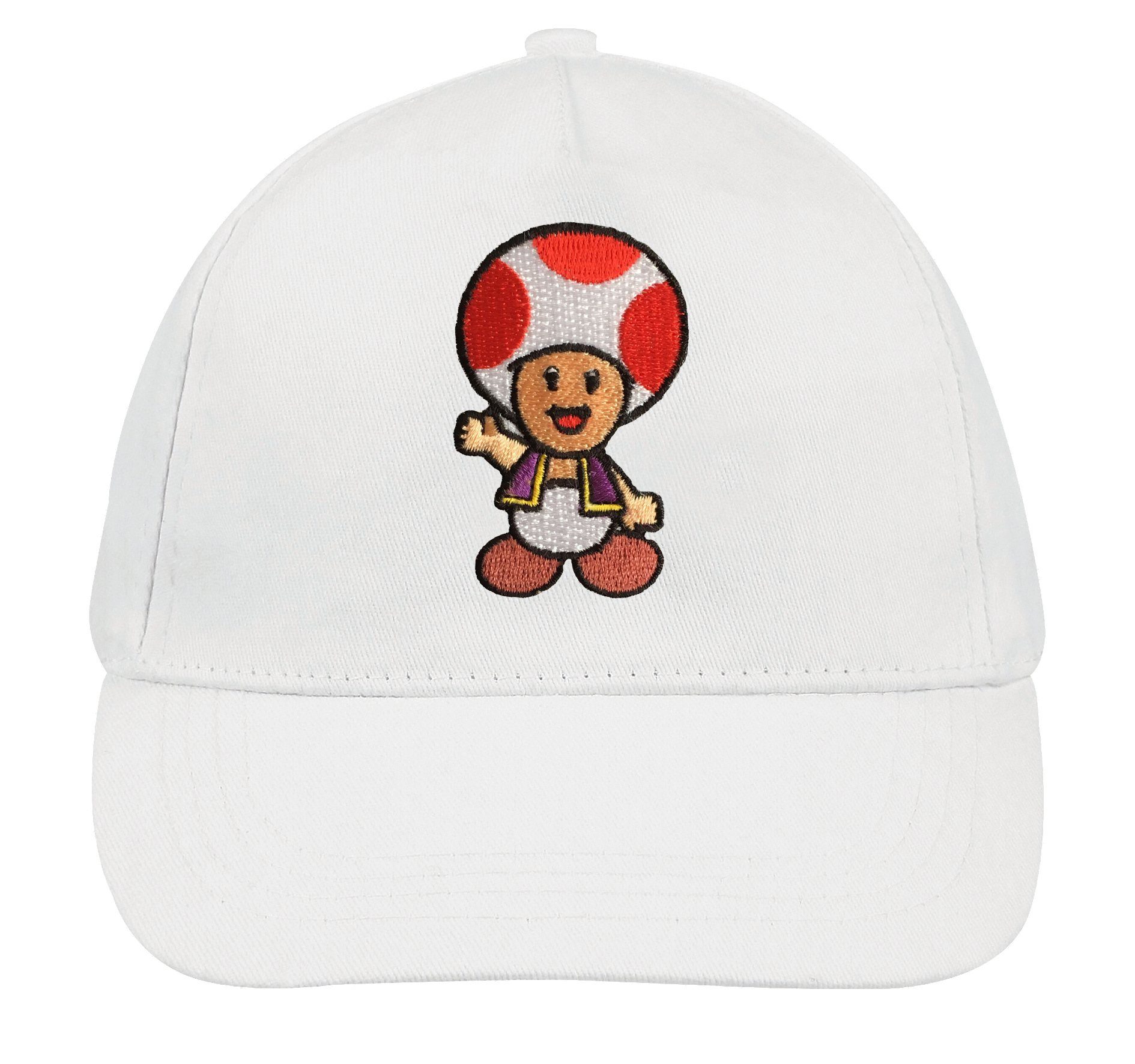 Youth Designz Baseball Cap Toad Kinder Cap mit modischer Logo Stickerei Weiß