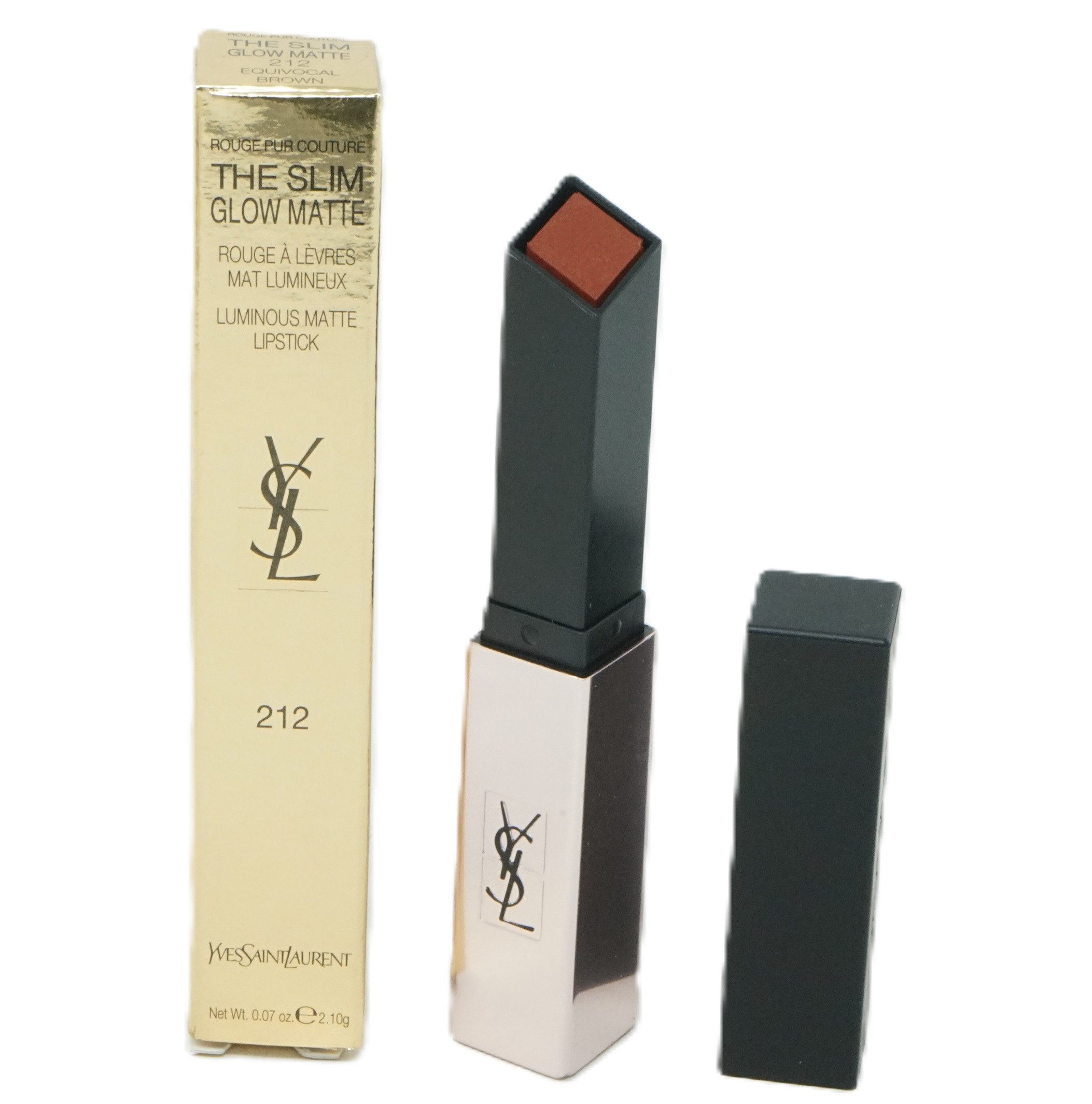 YVES SAINT LAURENT Lippenstift Yves Saint Laurent Rouge Lippenstift 212 Equivocal Brown