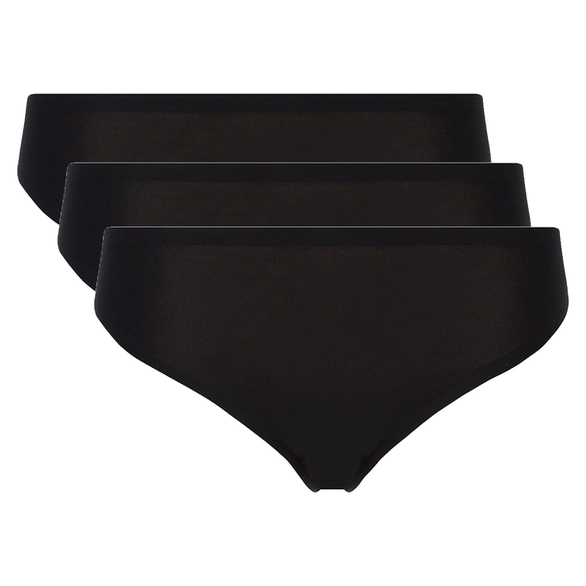 String Damen String 3er Pack Synthetisch SOFTSTRETCH