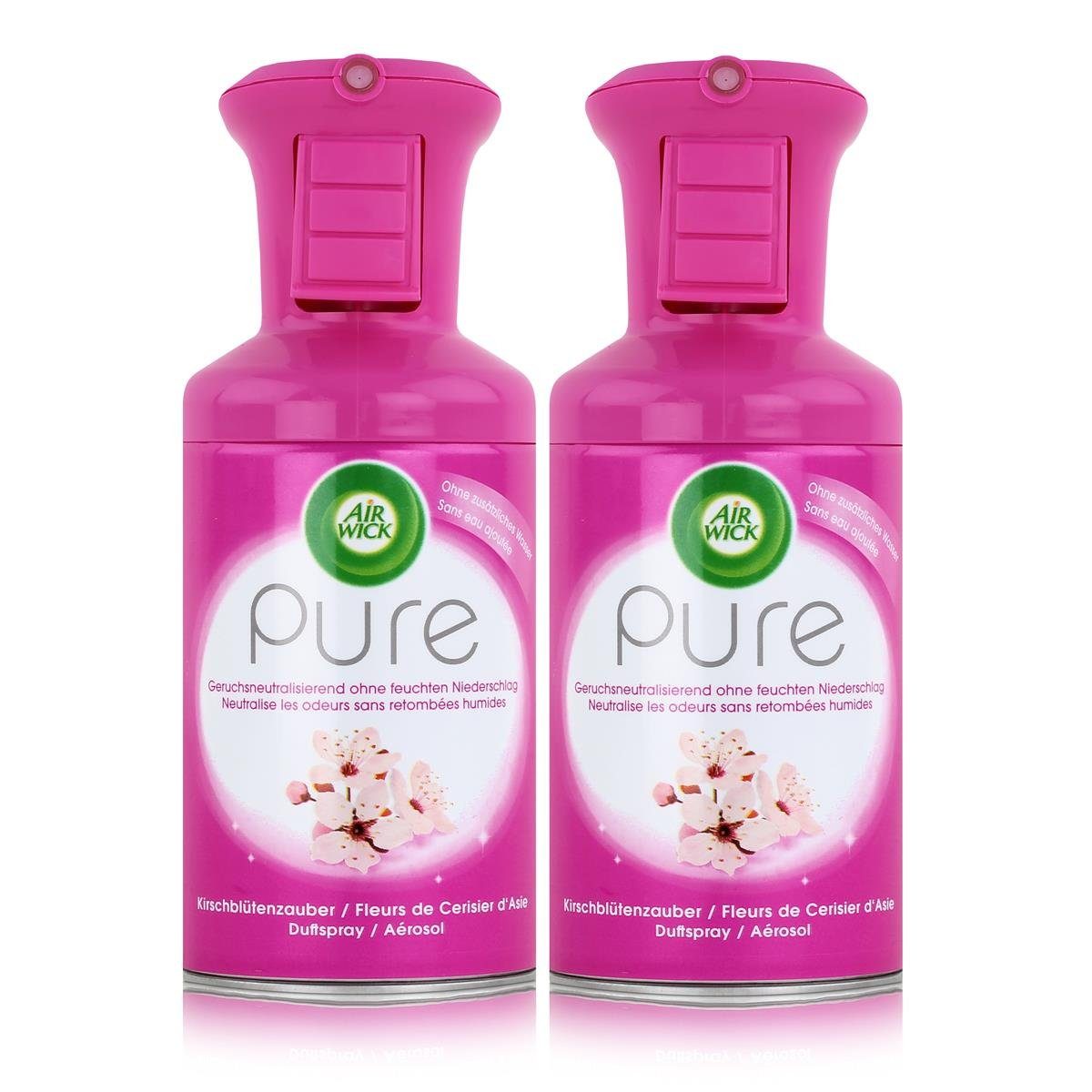 Raumduft Air Wick Raumspray pure Kirschblütenzauber 250ml - Raumduft (2er Pack)