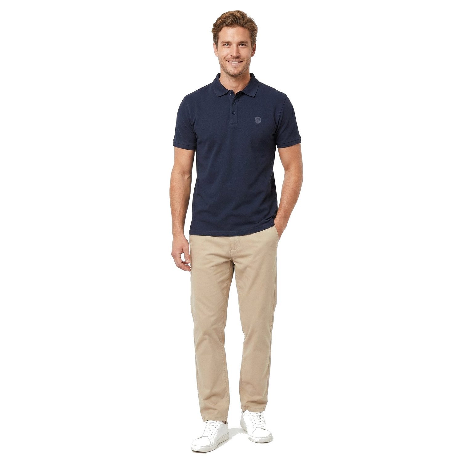 Geographical Norway Poloshirt Herren Poloshirt Kurzarm 100% Baumwolle Piqué Regular Fit