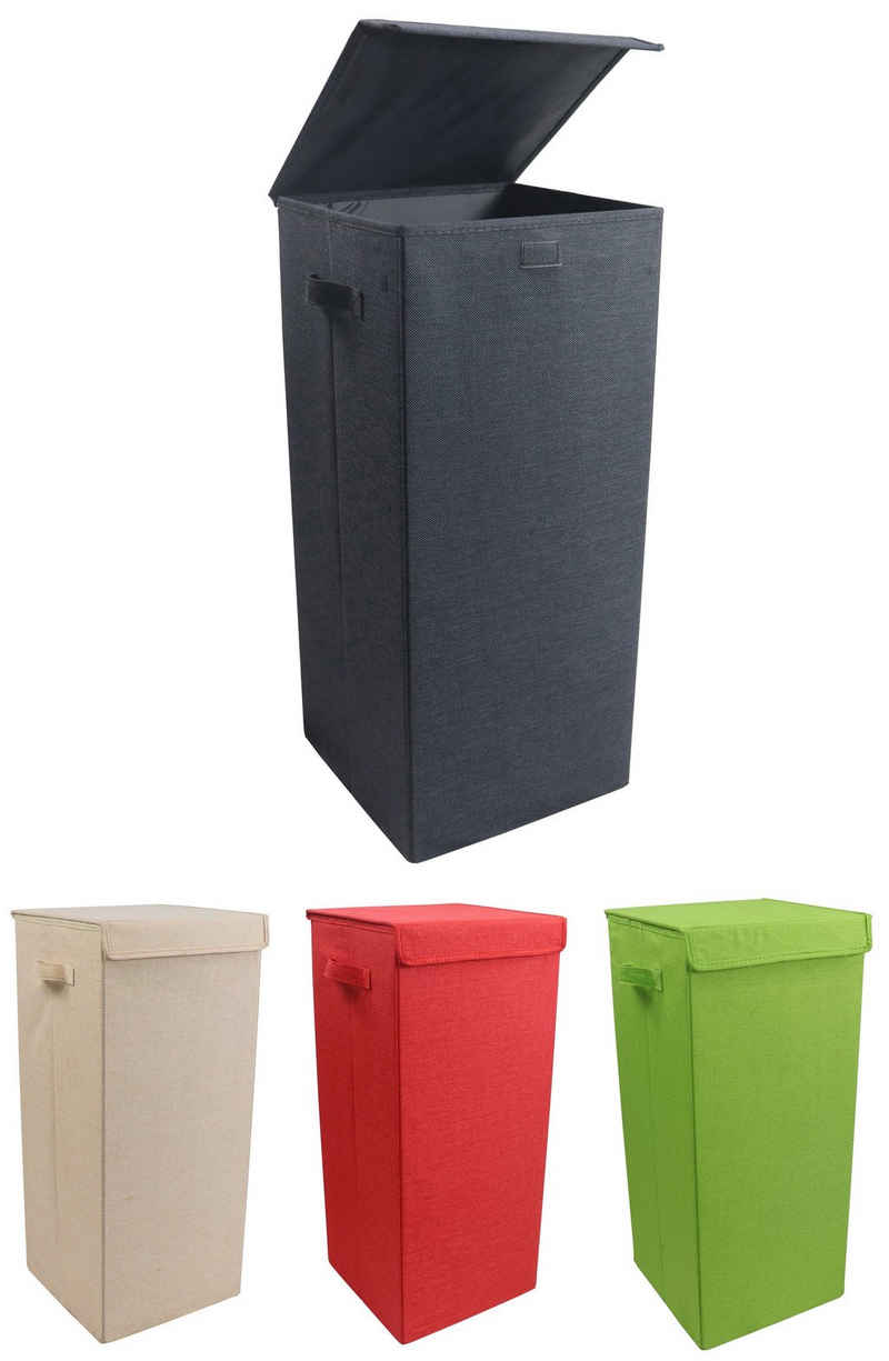 VCM Faltbox »Wäschekorb Wäschebox Stoffbox mit Deckel Dreso L« (1 St)