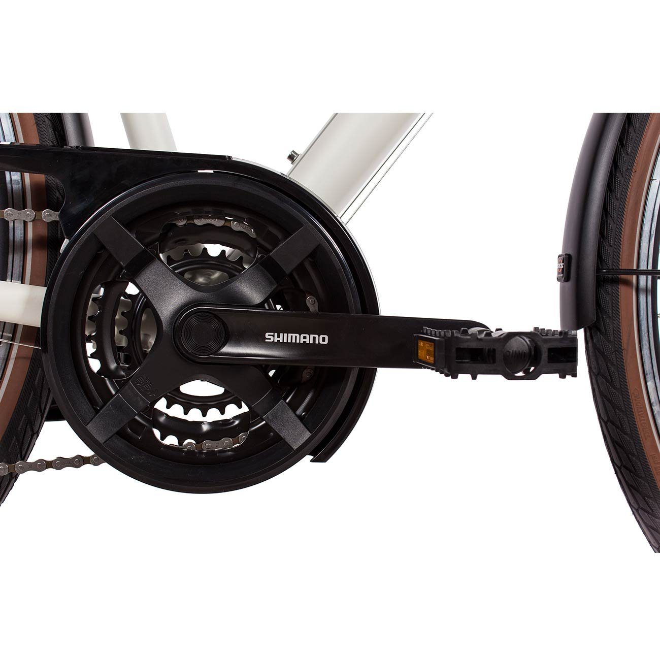 Airtracks Women's Trekking Bike, 28-inch Trekking Bike TR.2820L, 24-speed SHIMANO ACERA RD-T3000, Derailleur Gears, Matte White - Frame sizes 48 cm & 52 cm » Model 2026