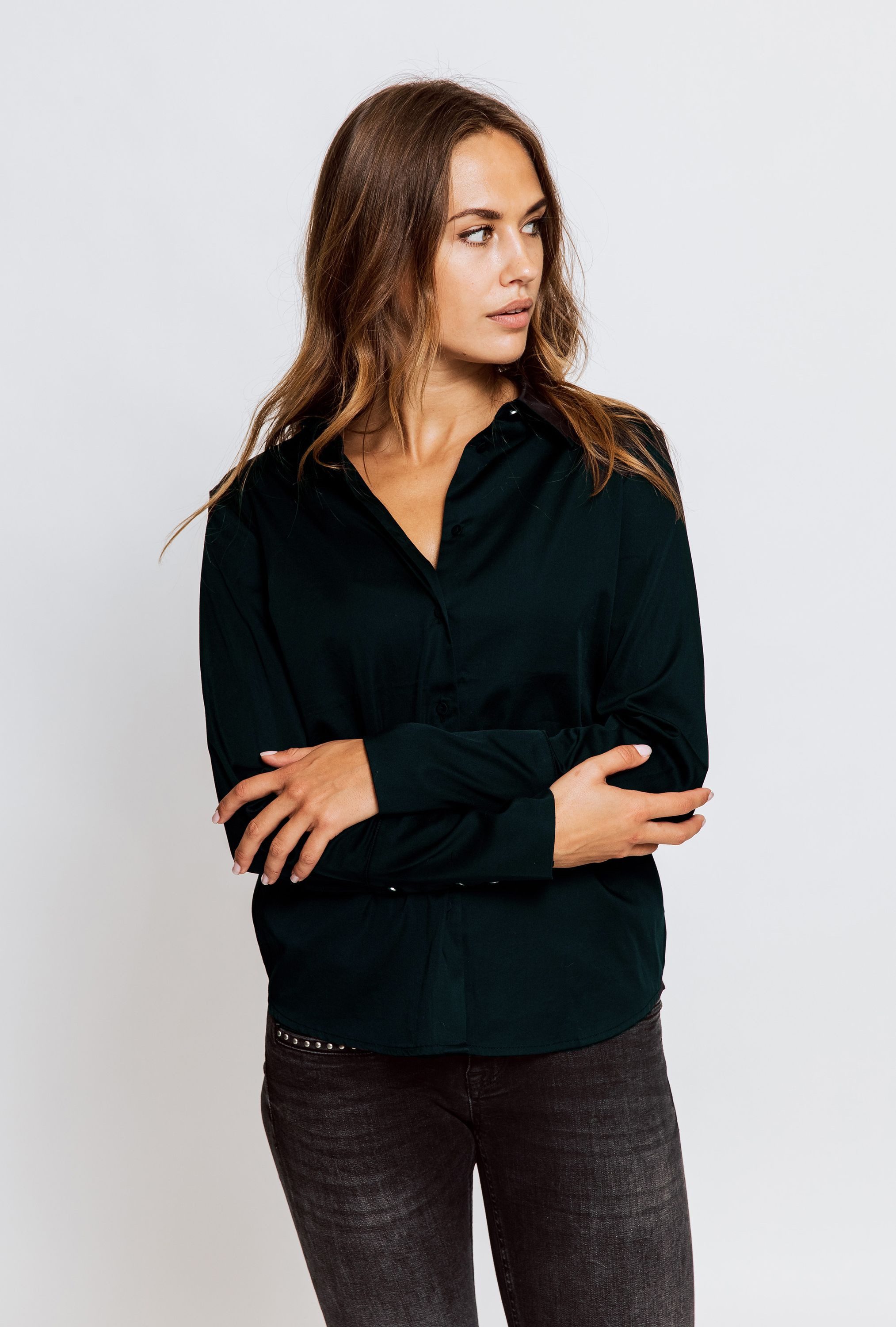 Zhrill Longbluse Bluse RUBY Blue günstig online kaufen