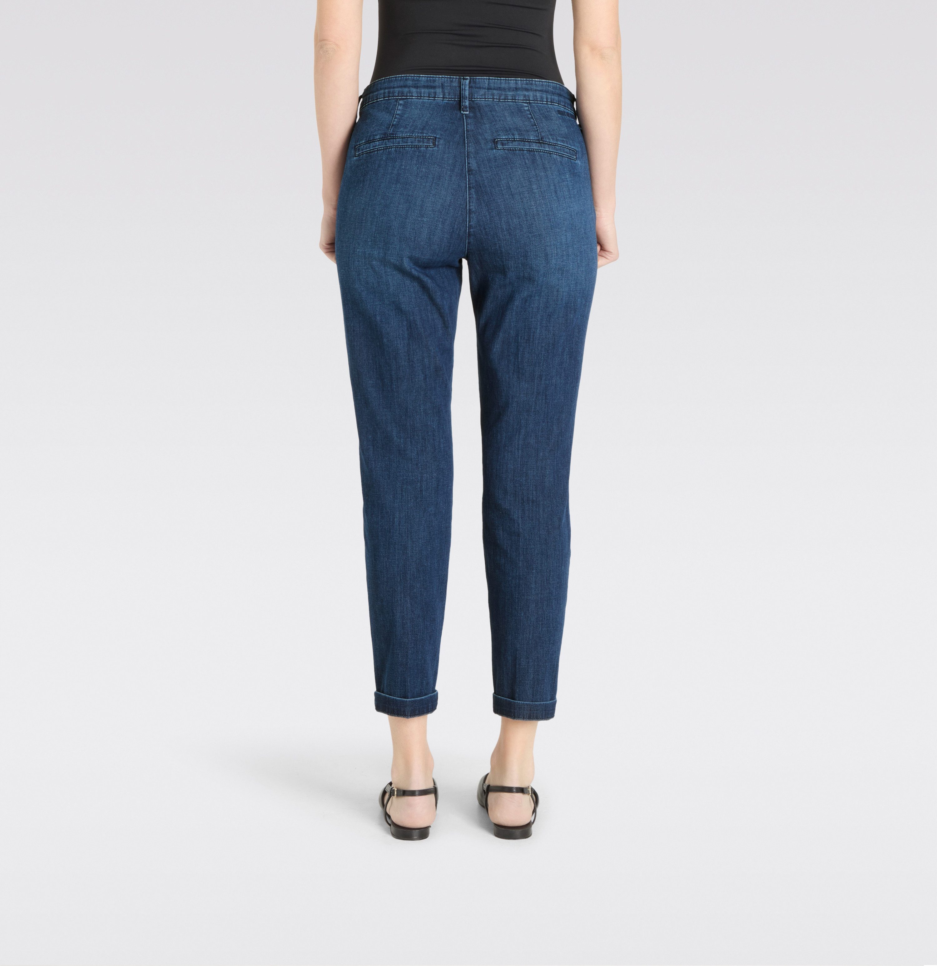 MAC Slim-fit-Jeans CHINO turn up im Five-Pocket Style