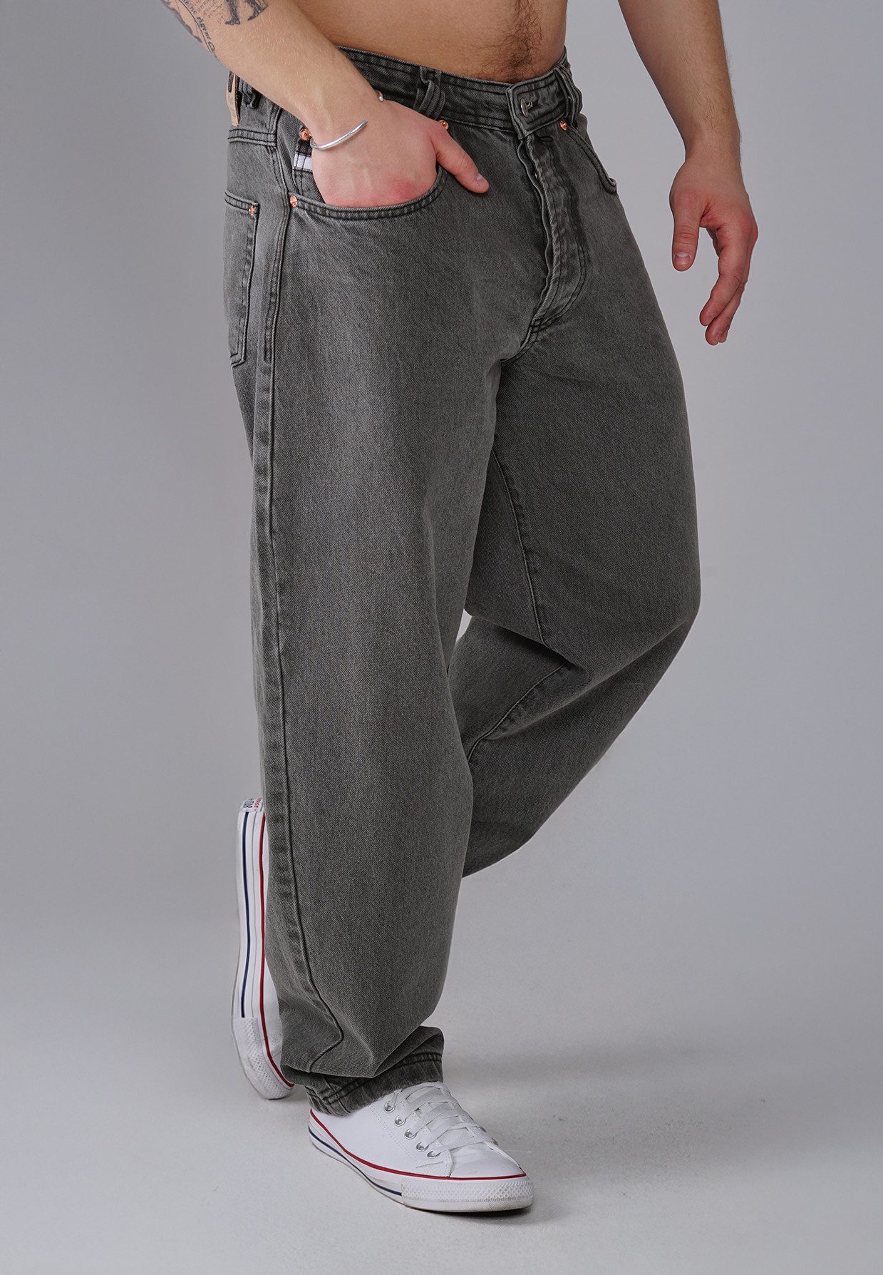 PICALDI Jeans 5-Pocket-Jeans Zicco 471 Titan – Stretch Tapered Fit Anthracite (1-tlg) Denim-Stretch
