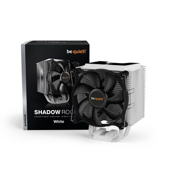 be quiet! CPU Kühler Shadow Rock 3, BK005, CPU-Lüfter, Prozessorlüfter, Shadow Wings 2 120mm, weiß
