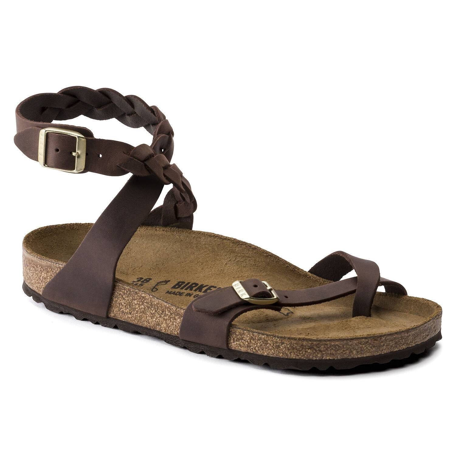 Birkenstock »Birkenstock Yara« Sandale, bietet eine Zehenschlaufe und zwei Riemen mit jeweils