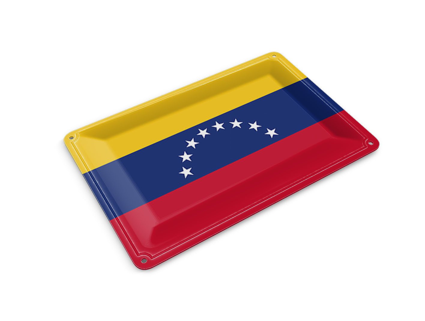 Femer GmbH Postkarte Flagge Venezuelas 14x10 cm Flag of Venezuela, unfrankiert