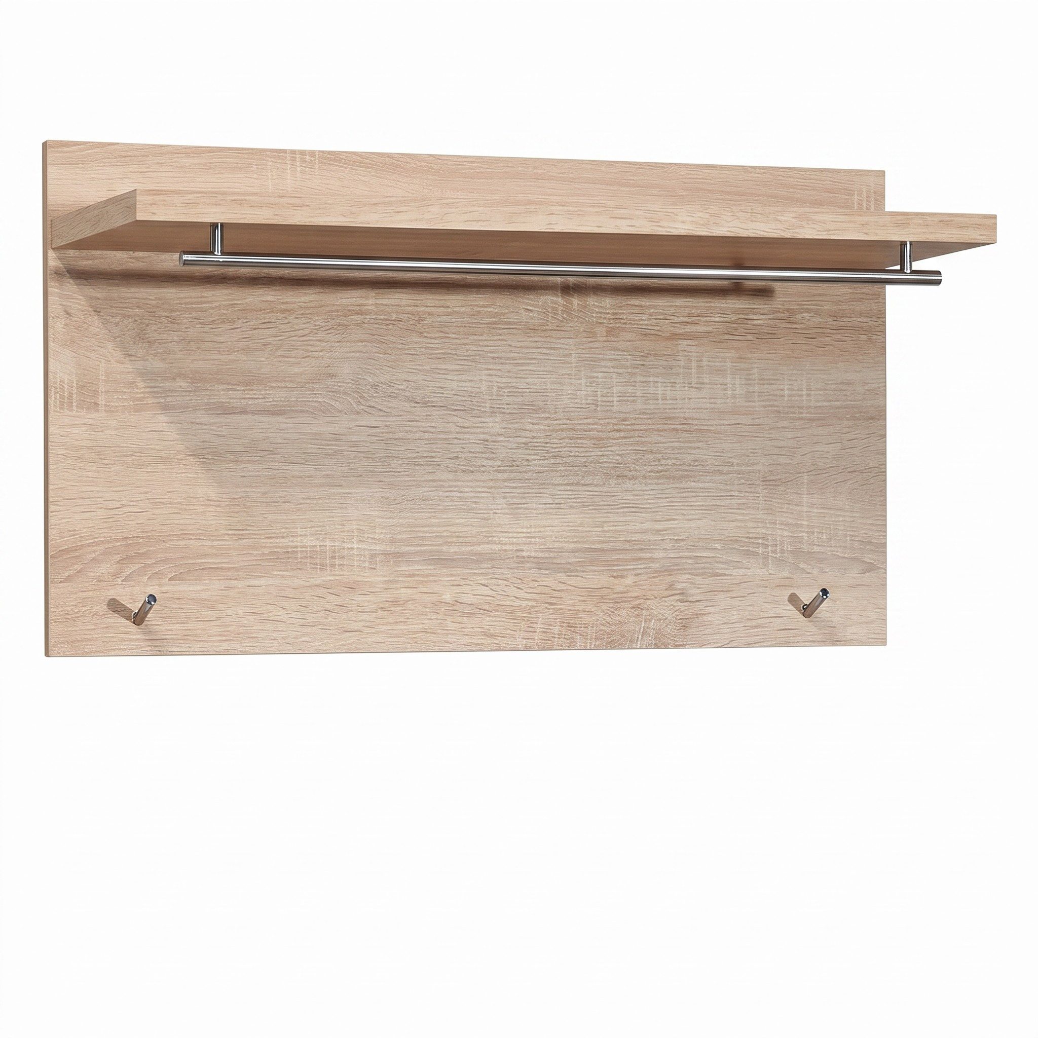 bv-vertrieb Garderobenpaneel Garderobe sonoma Eiche sägerau dekor Garderobenpaneel 80x30x40 #4546