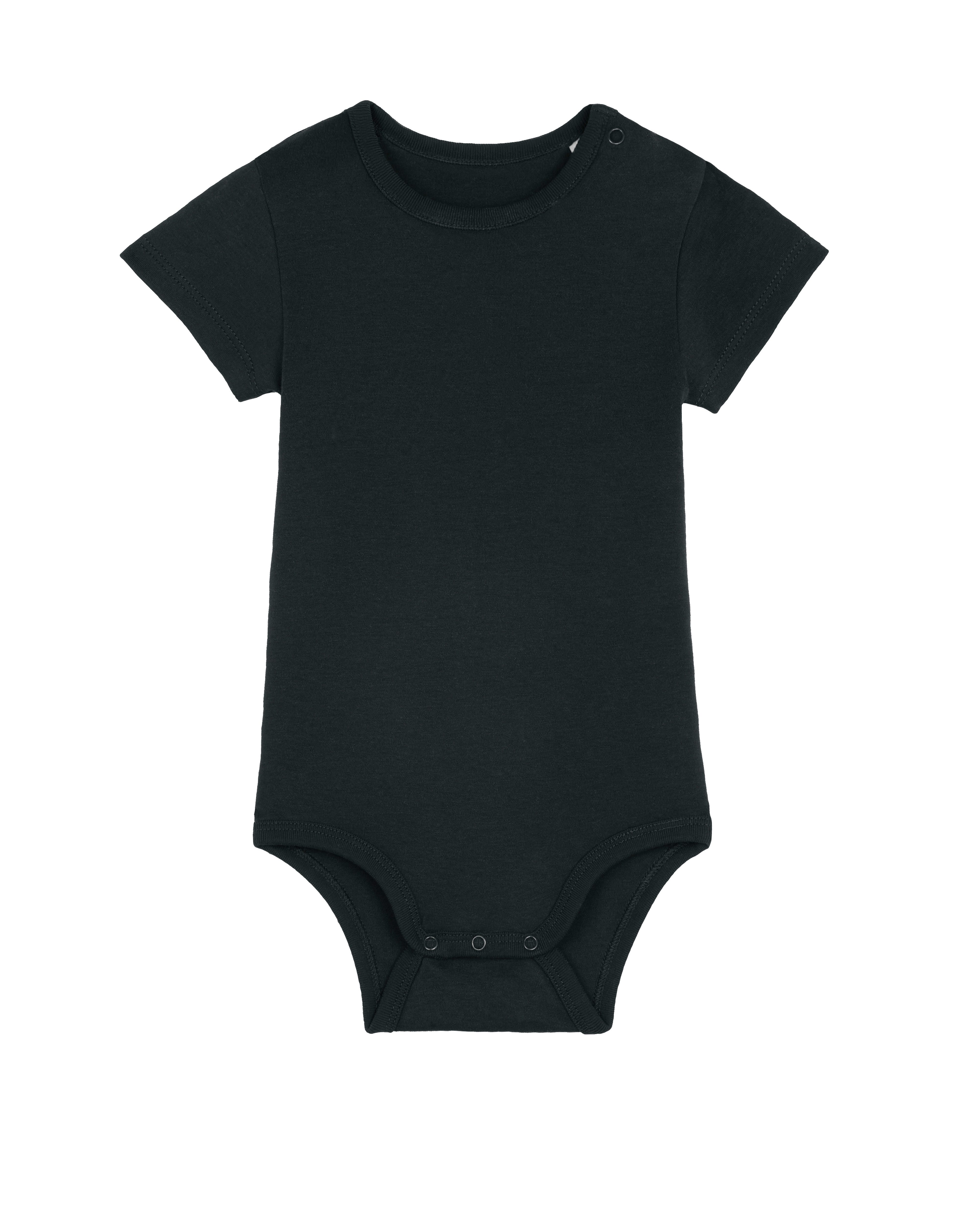 Sitztgut Kurzarmbody Baby Body aus Bio-Baumwolle (1-tlg) Druckknopfleiste an der Schulter und Druckknopfverschluss im Schritt