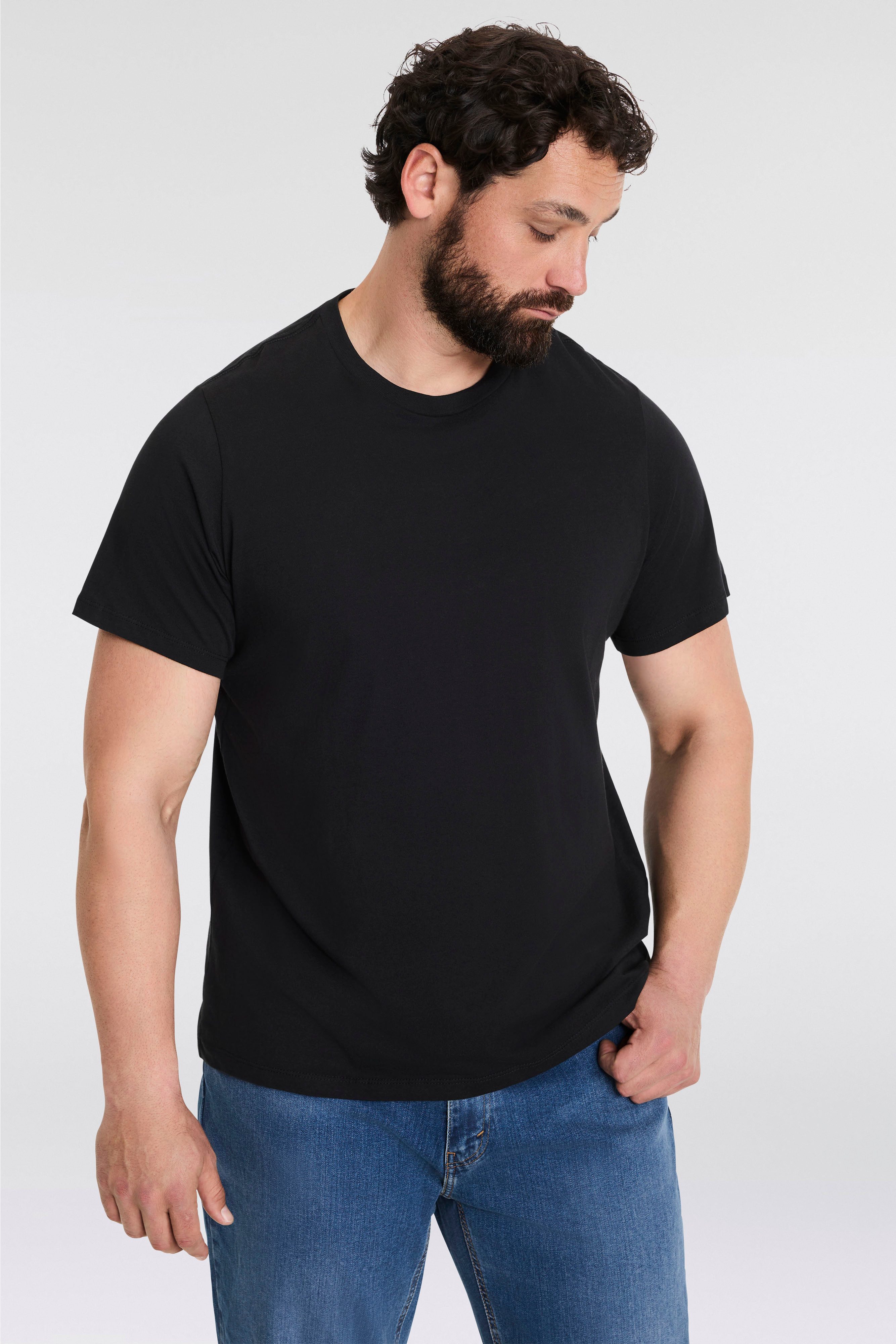 Levi's® Plus Rundhalsshirt BIG 2 PACK TEE (Packung, 2er-Pack) unifarben günstig online kaufen