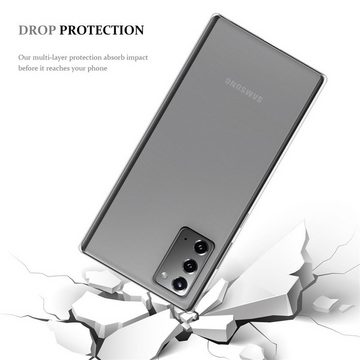 Cadorabo Handyhülle Samsung Galaxy NOTE 20 Samsung Galaxy NOTE 20, Flexible TPU Silikon Handy Schutzhülle - Hülle - ultra slim