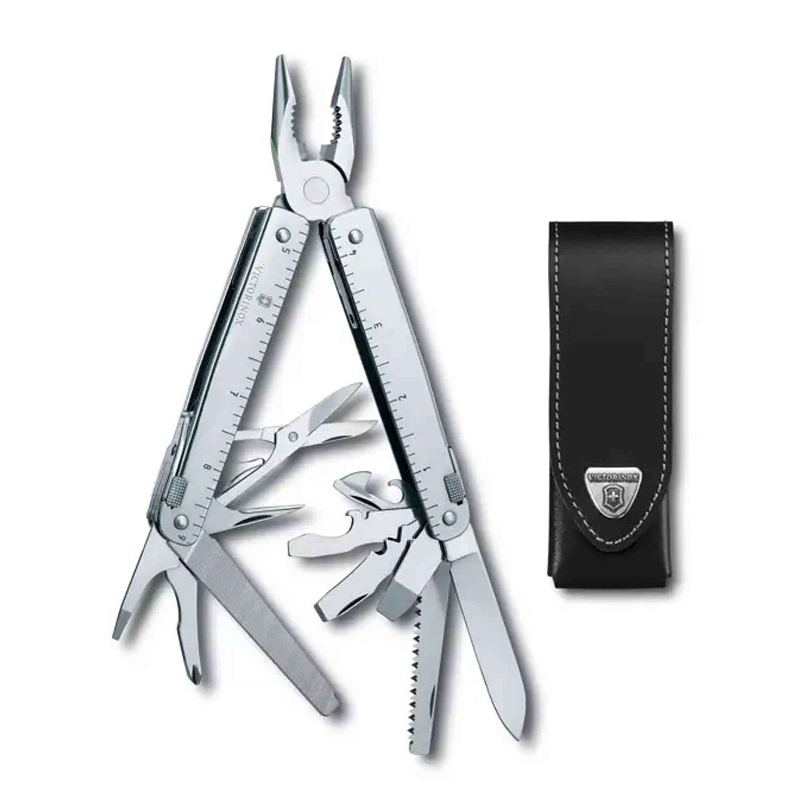 Victorinox Multitool Victorinox SwissTool X Multitool mit Leder-Etui